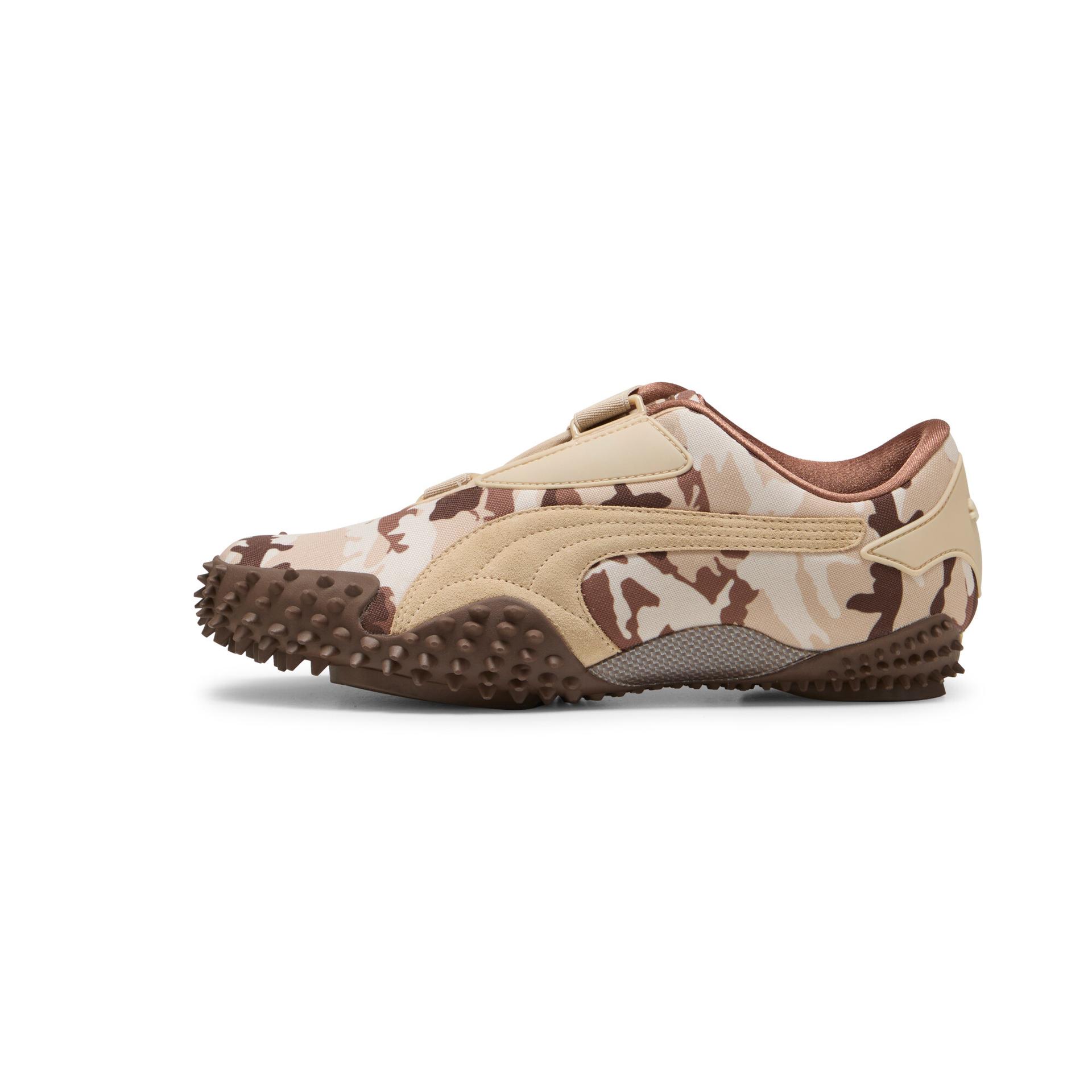 puma mostro camo sneakers in beige, size 7