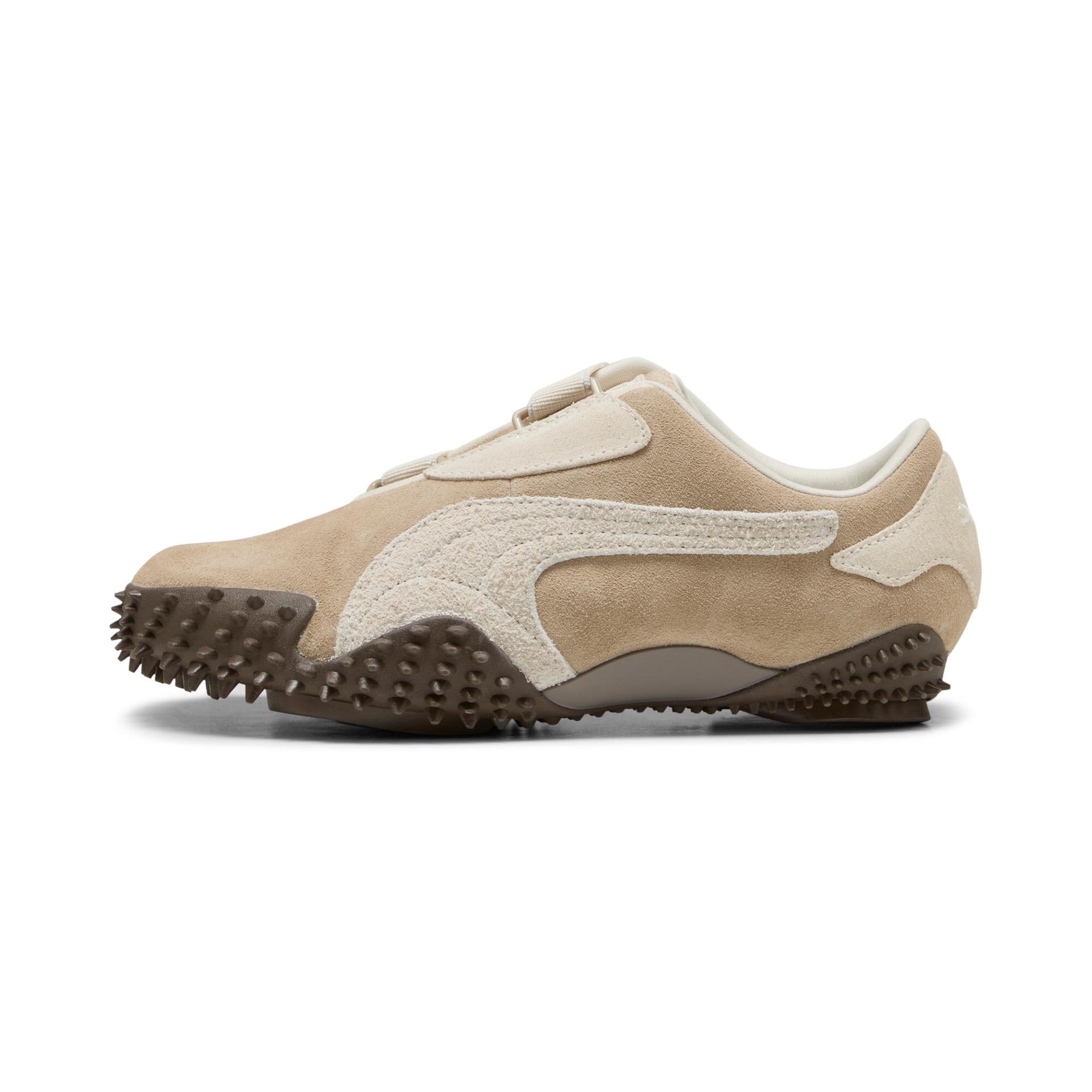 puma mostro elevated women's sneakers in beige, size 7