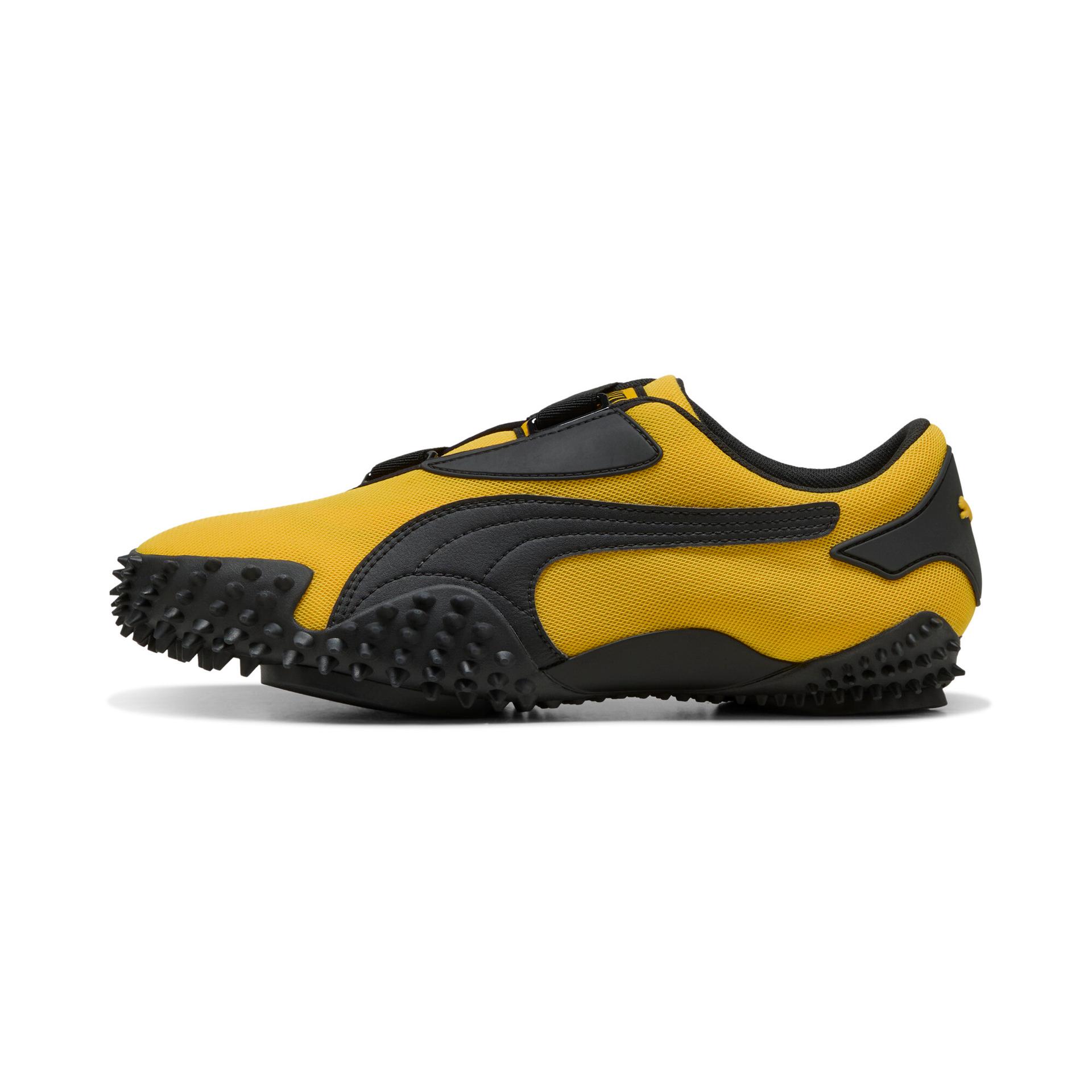 puma mostro og prime women's sneakers in yellow, size 5.5