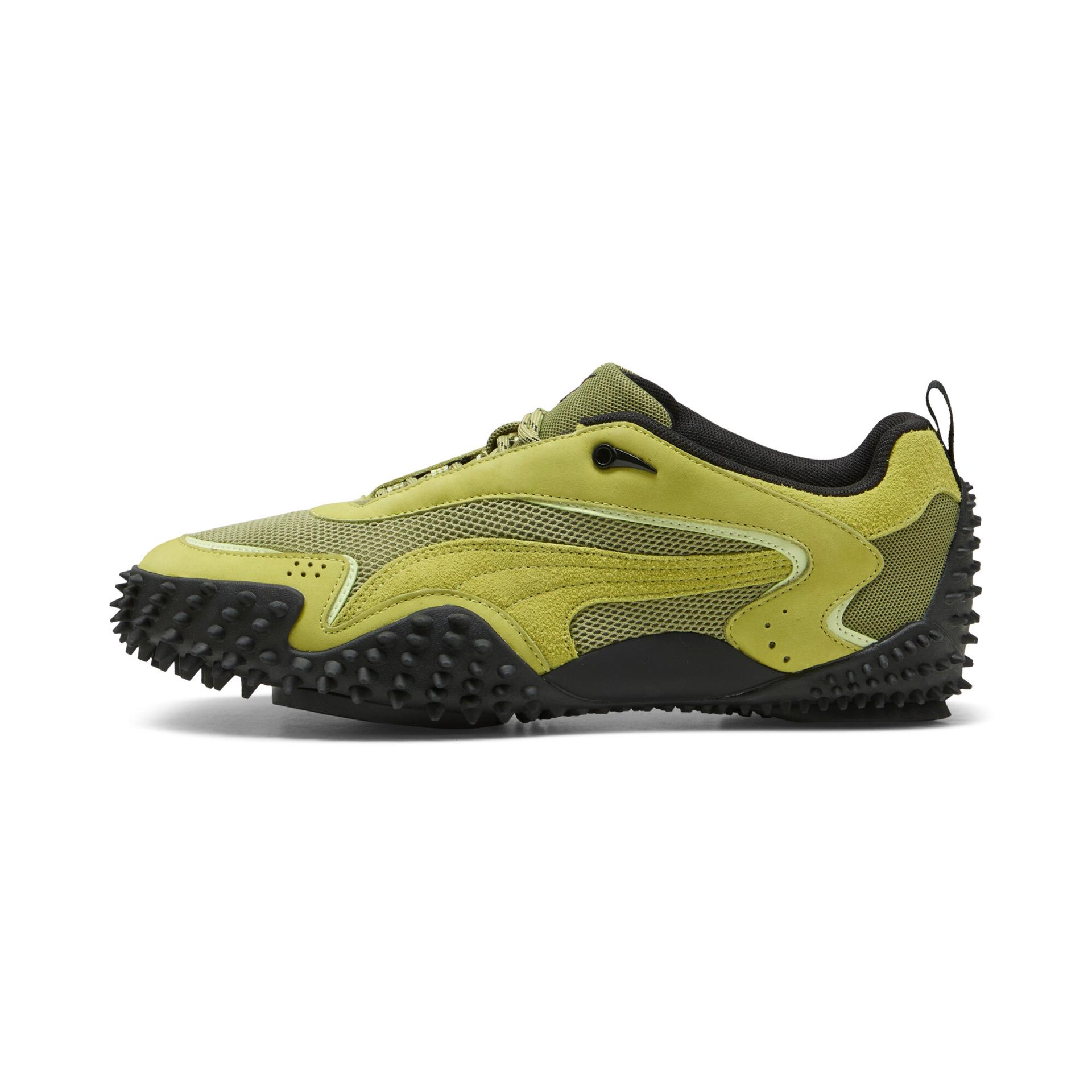 puma mostro xc mesh sneakers in green, size 13