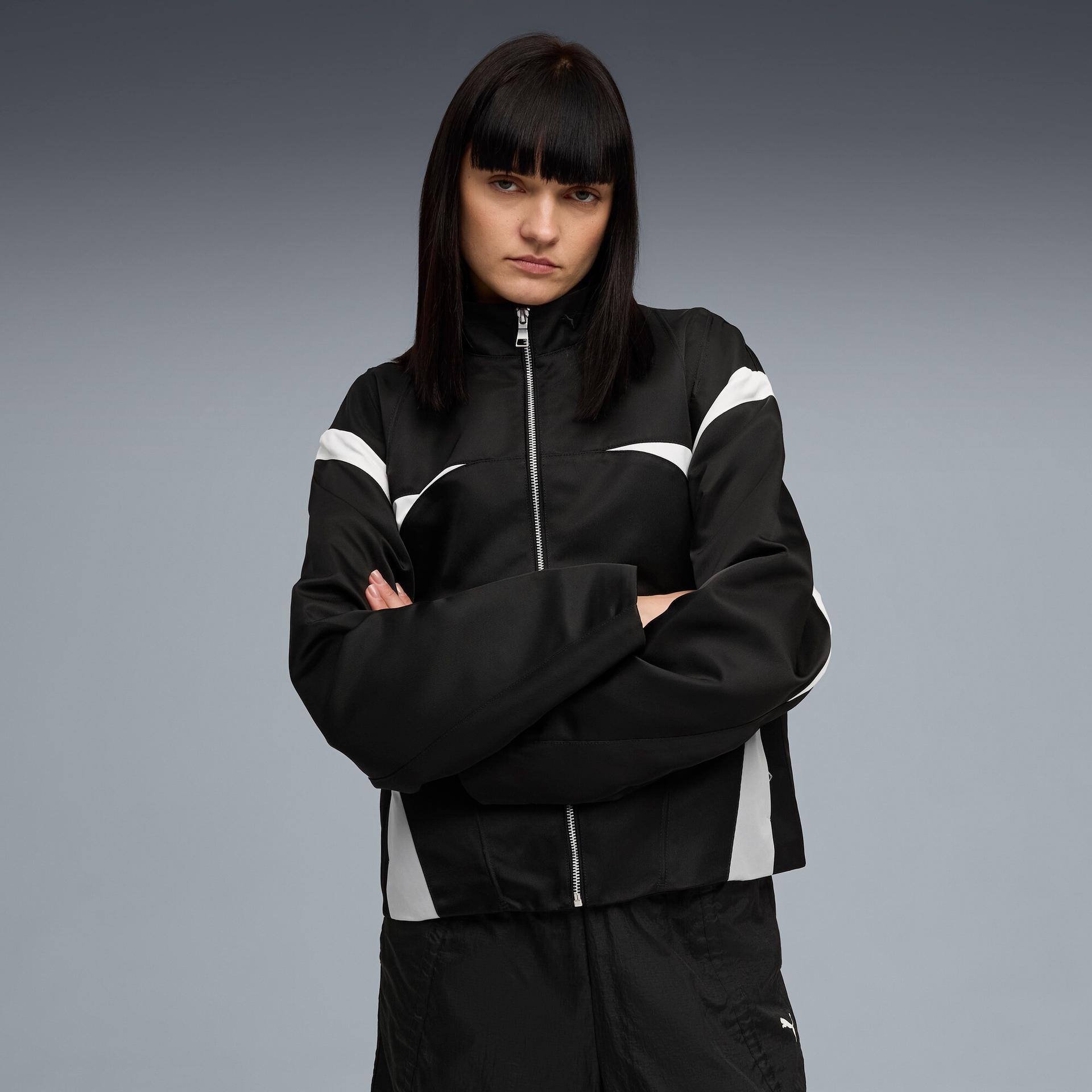 puma nine to five bomber jacket in black, size xl