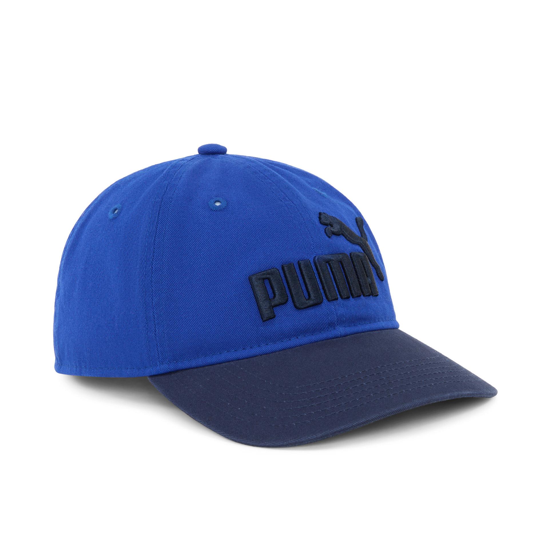puma no. 1 logo adjustable cap in blue