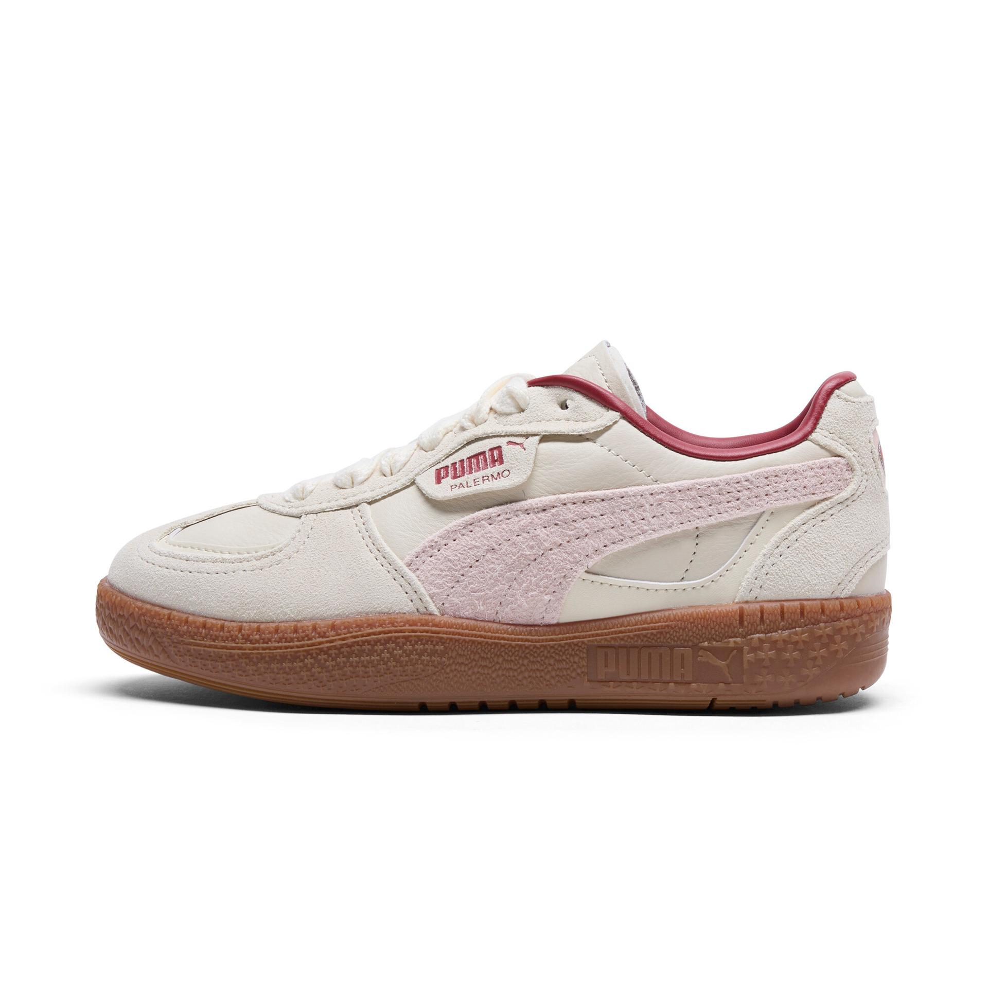 puma palermo moda lovers women's sneakers in white, size 7
