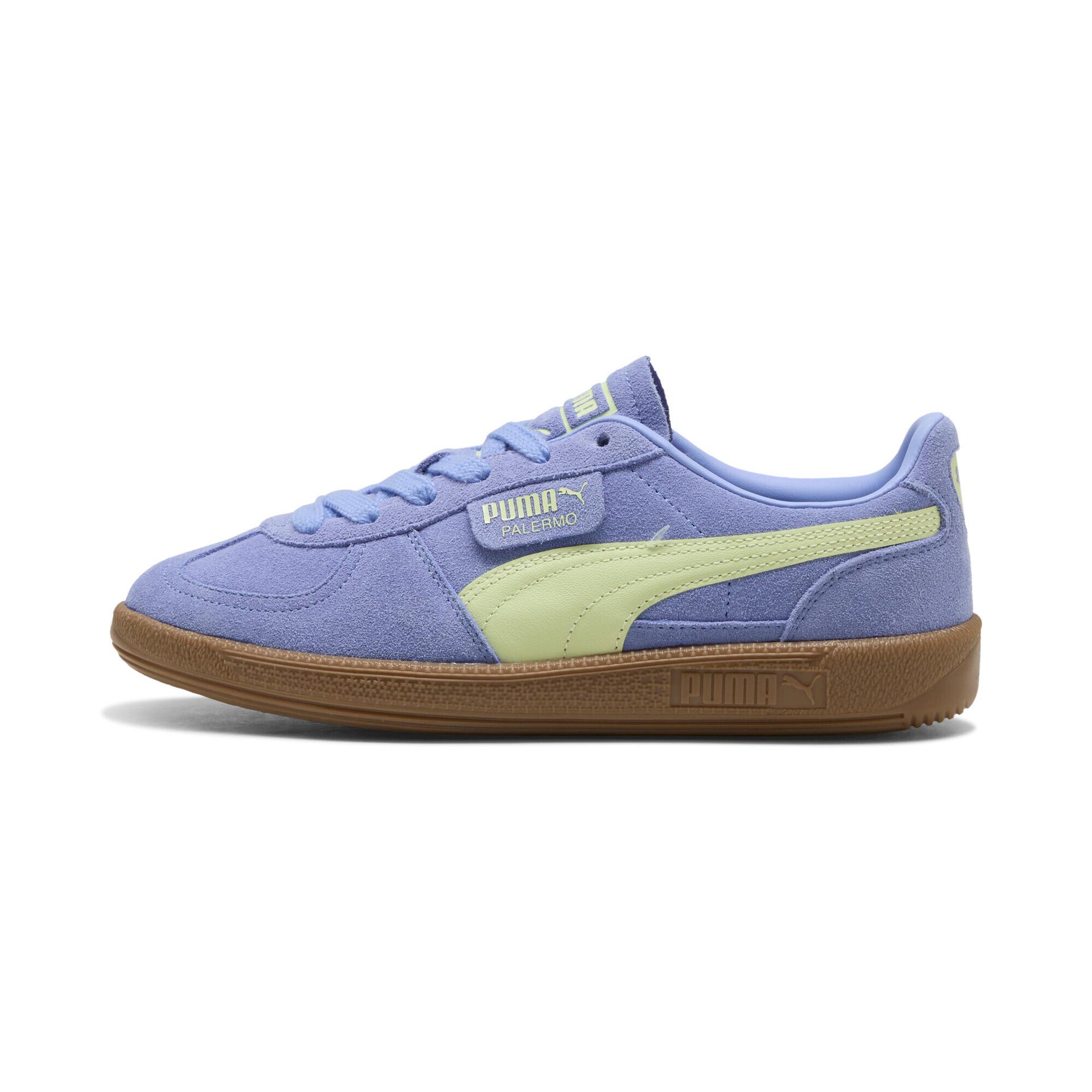 puma palermo women's sneakers in purple, size 9