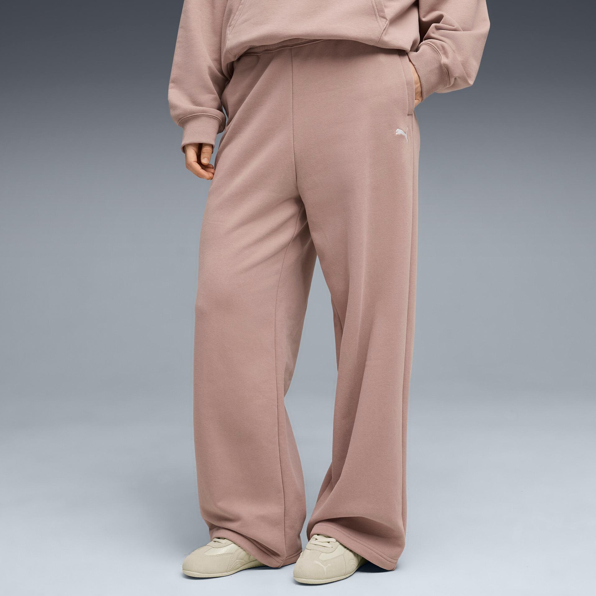 puma peach touch women's sweatpants in beige, size s