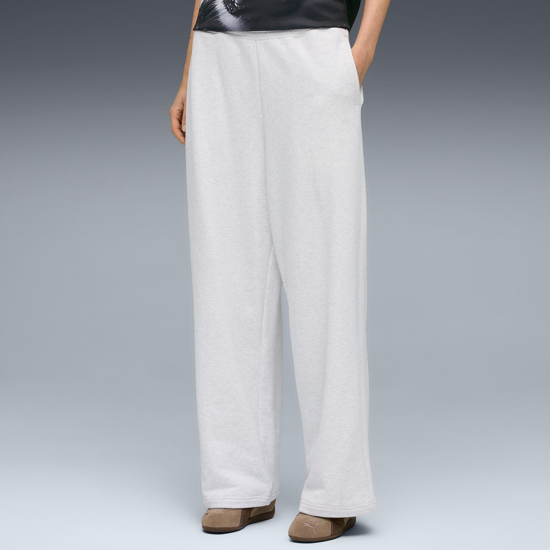 puma peach touch women's sweatpants in white, size m
