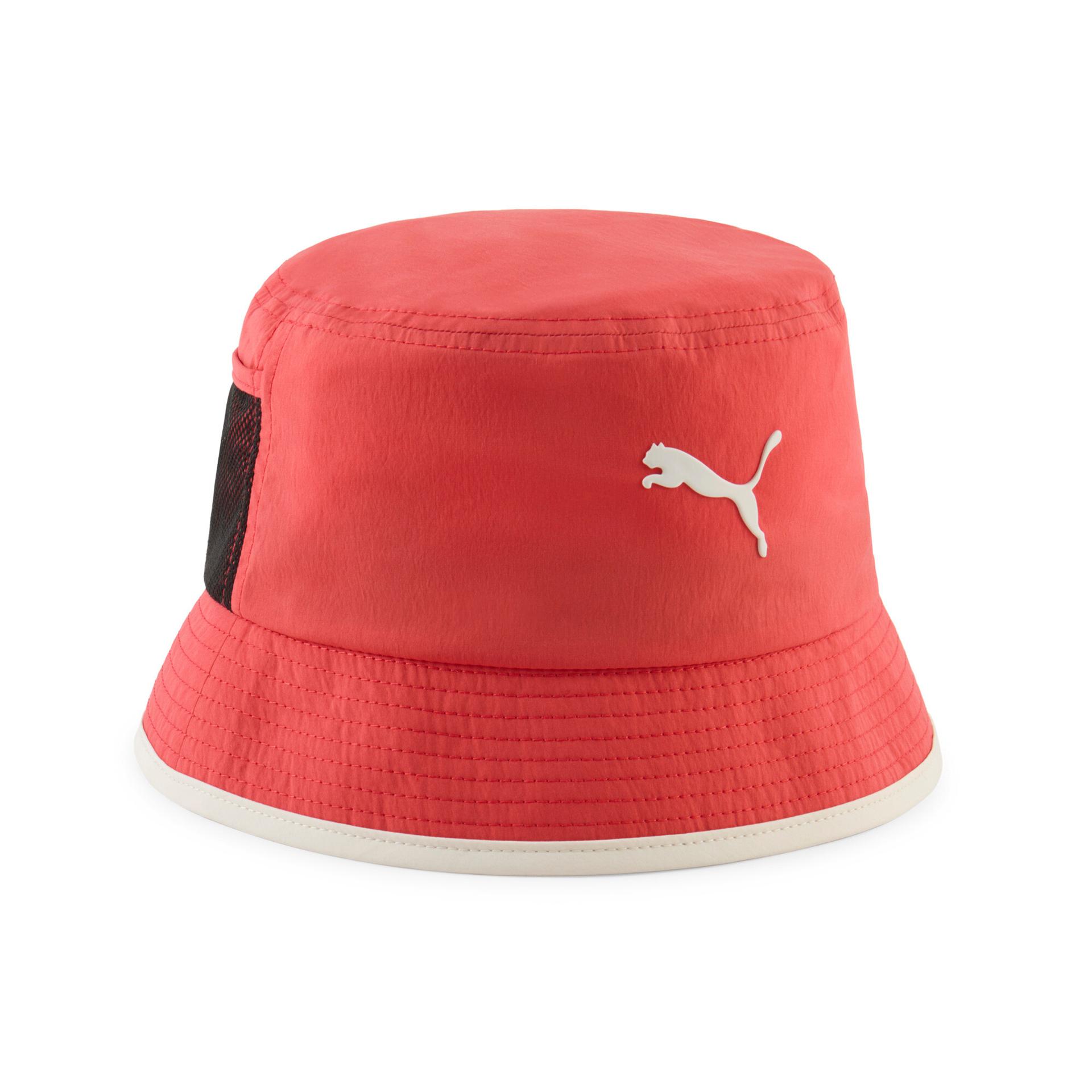 puma principle 2.0 bucket hat in red