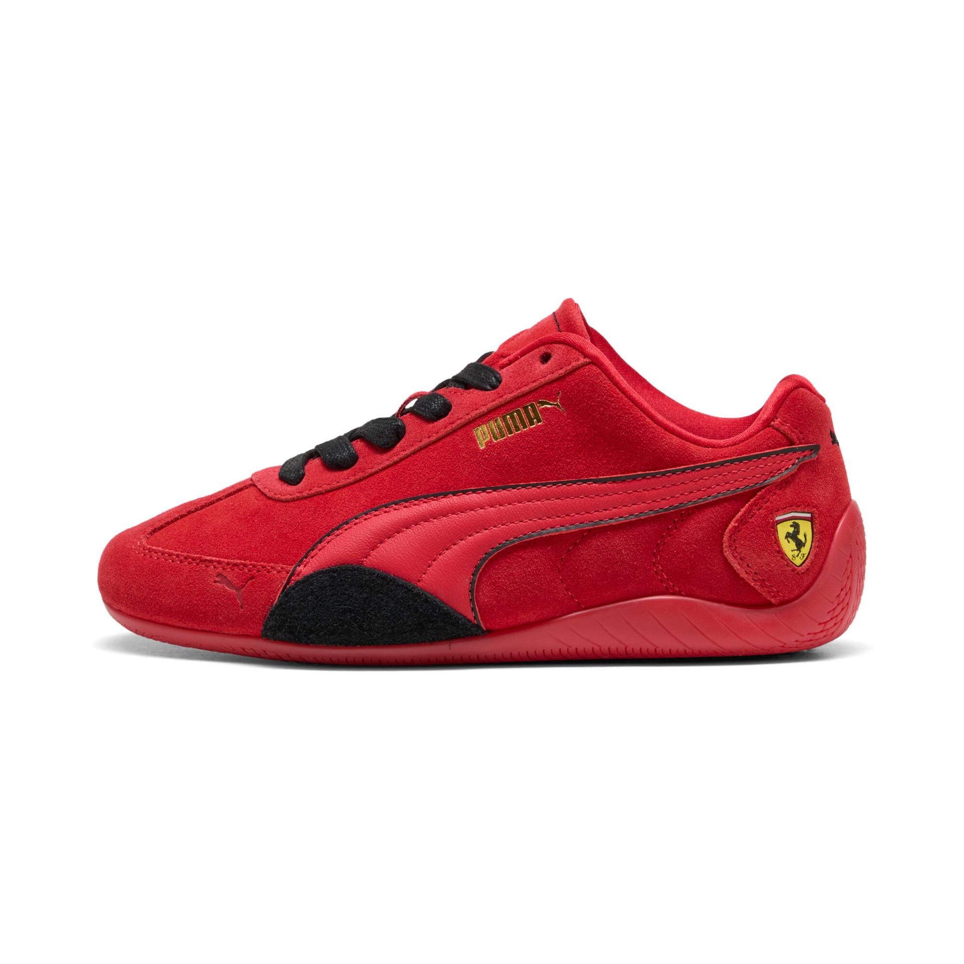 puma scuderia ferrari speedcat women's sneakers in red, size 7.5