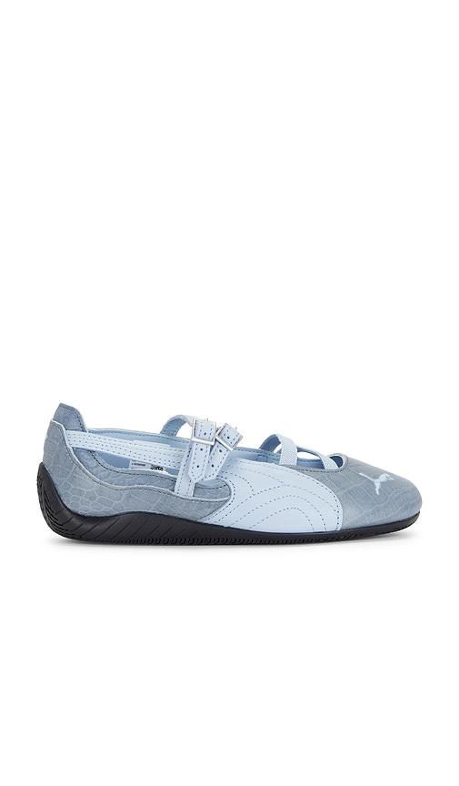 puma select speedcat ballet croc sneakers in blue. - size 6 (also in 7.5)