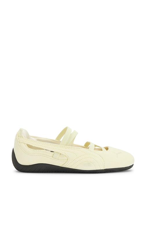 puma select speedcat ballet sd sneaker in yellow. - size 6.5 (also in 7.5)