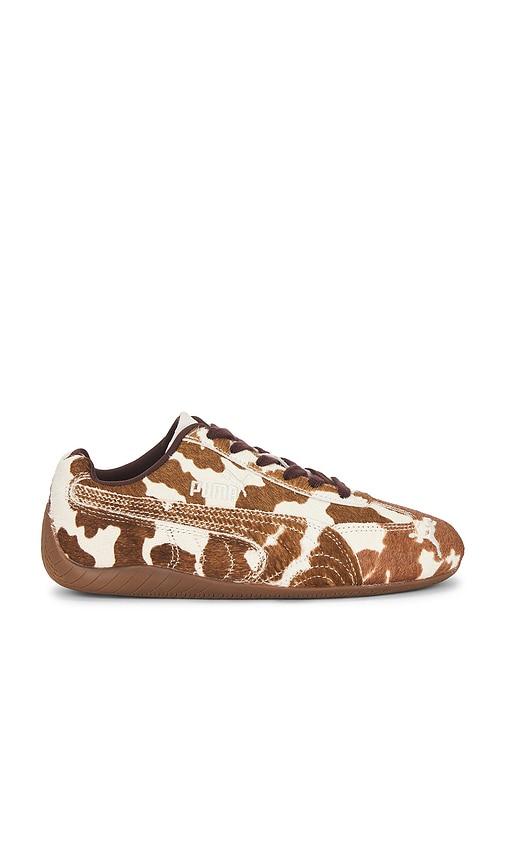 puma select speedcat cow sneaker in brown. - size 6 (also in 6.5, 7)