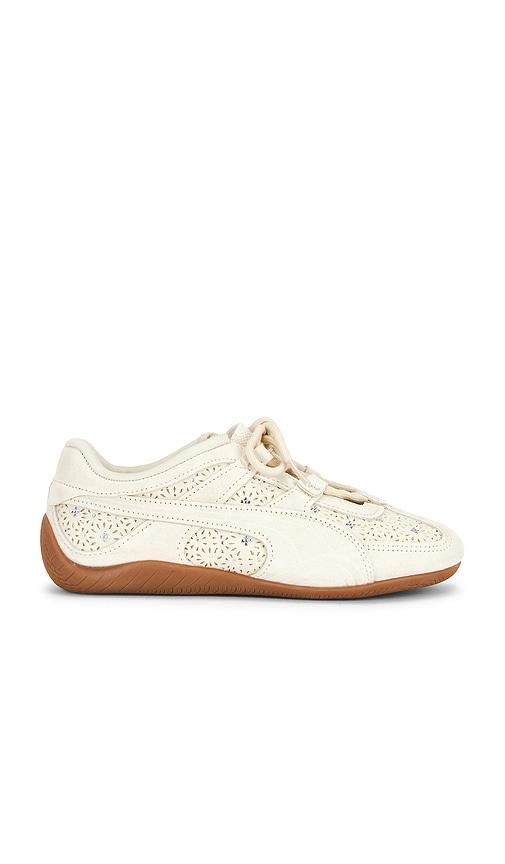 puma select speedcat go bejewelled sneaker in cream. - size 6 (also in 6.5, 9)