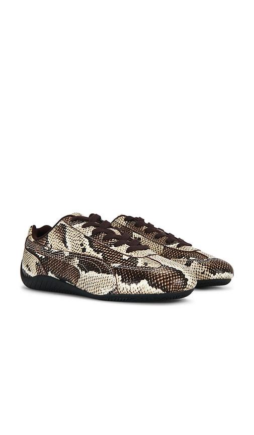 puma select speedcat snake sneakers in brown. - size 10 (also in 6, 6.5, 7, 7.5, 8, 8.5, 9, 9.5)