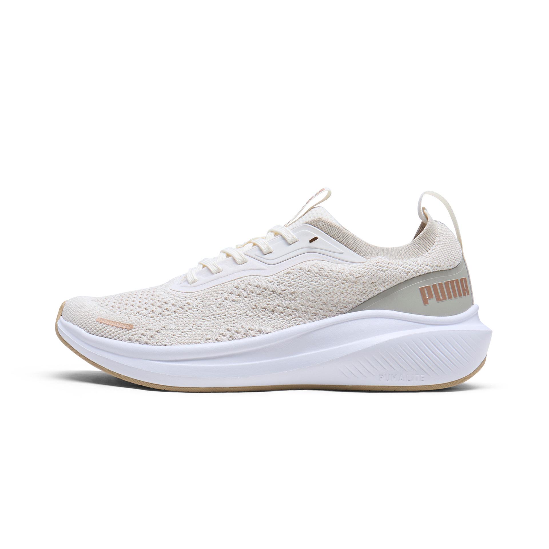 puma skyrocket lite women's running shoes in white, size 9.5