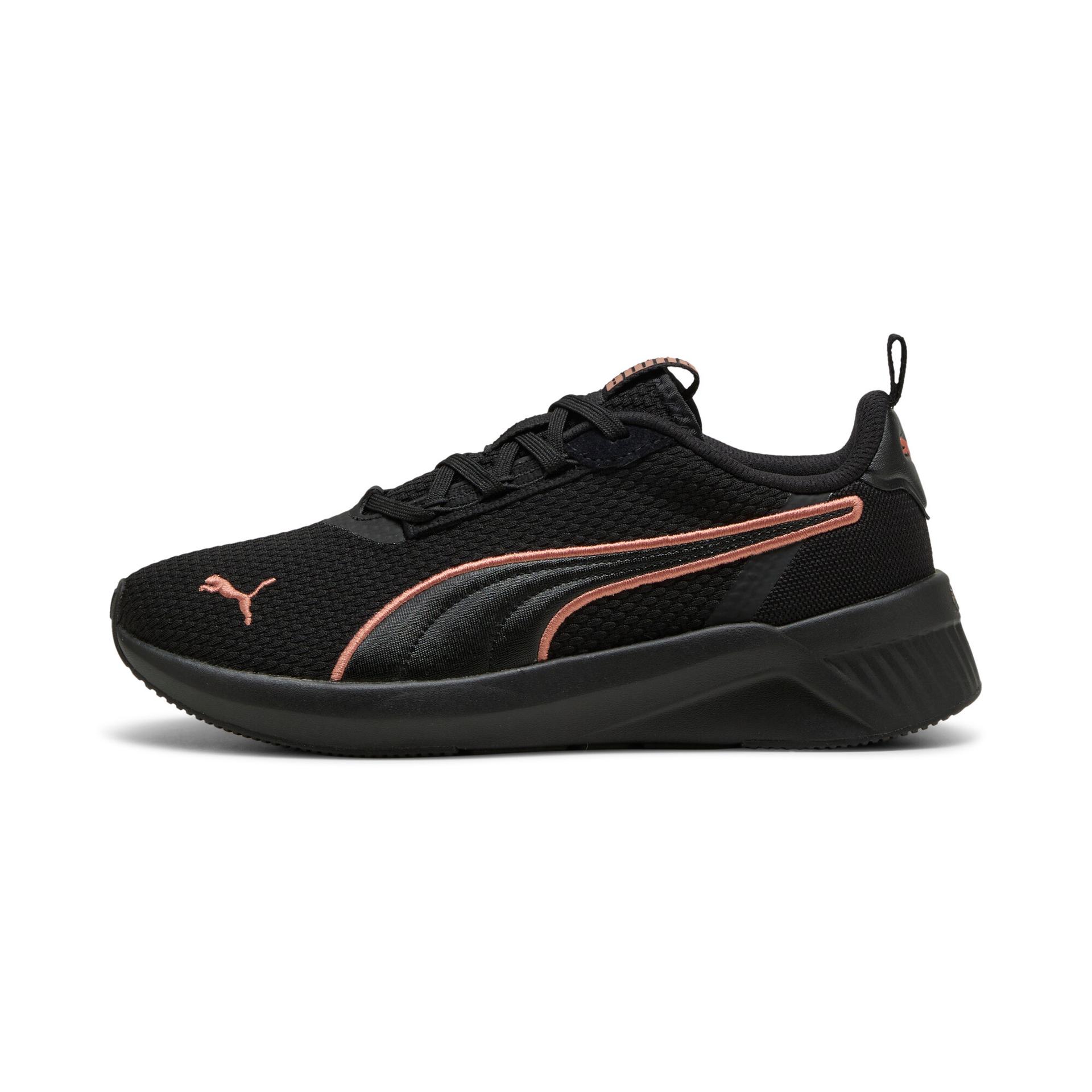 puma softride harli women's shoes in black, size 10