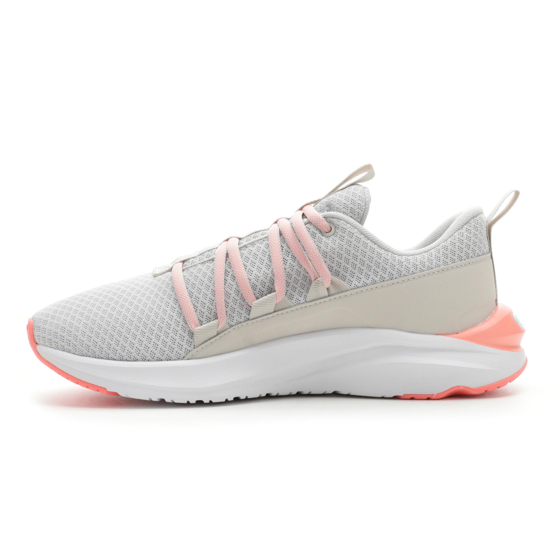 puma softride one4all women's running shoes in grey, size 7