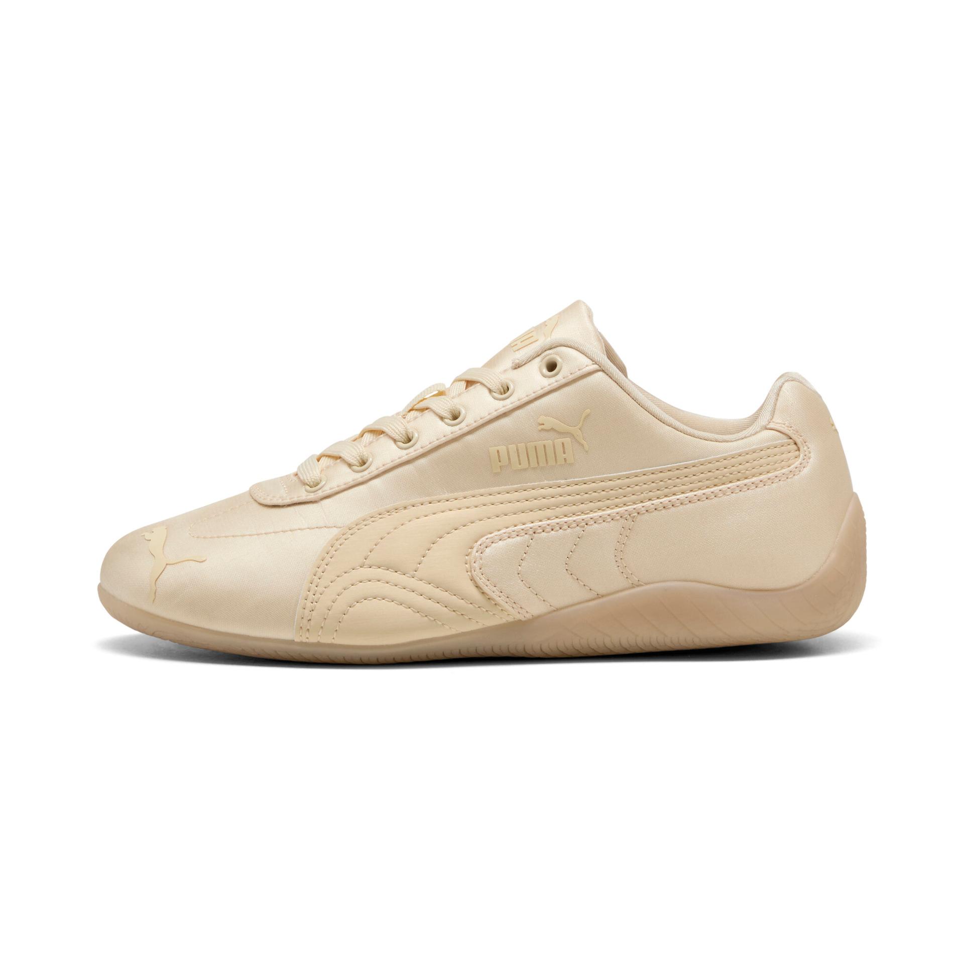 puma speedcat anodized women's sneakers in beige, size 5.5