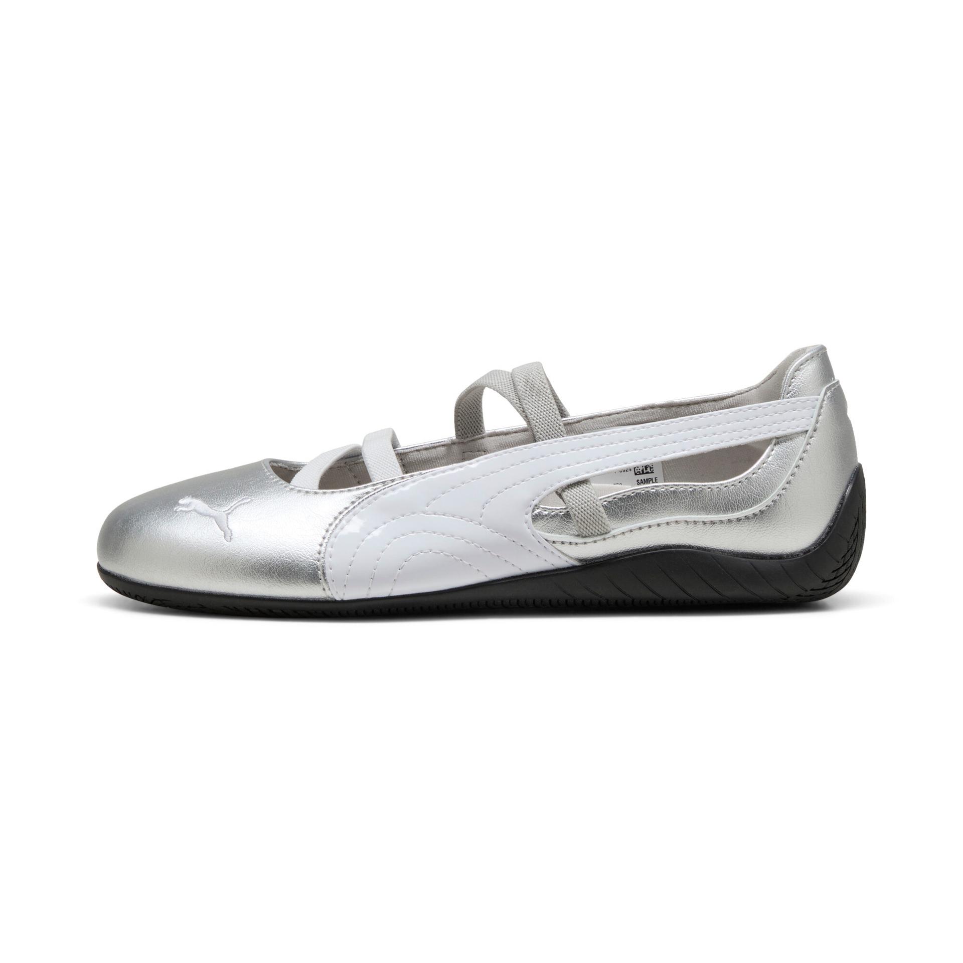 puma speedcat ballet metallic women's sneakers, size 10