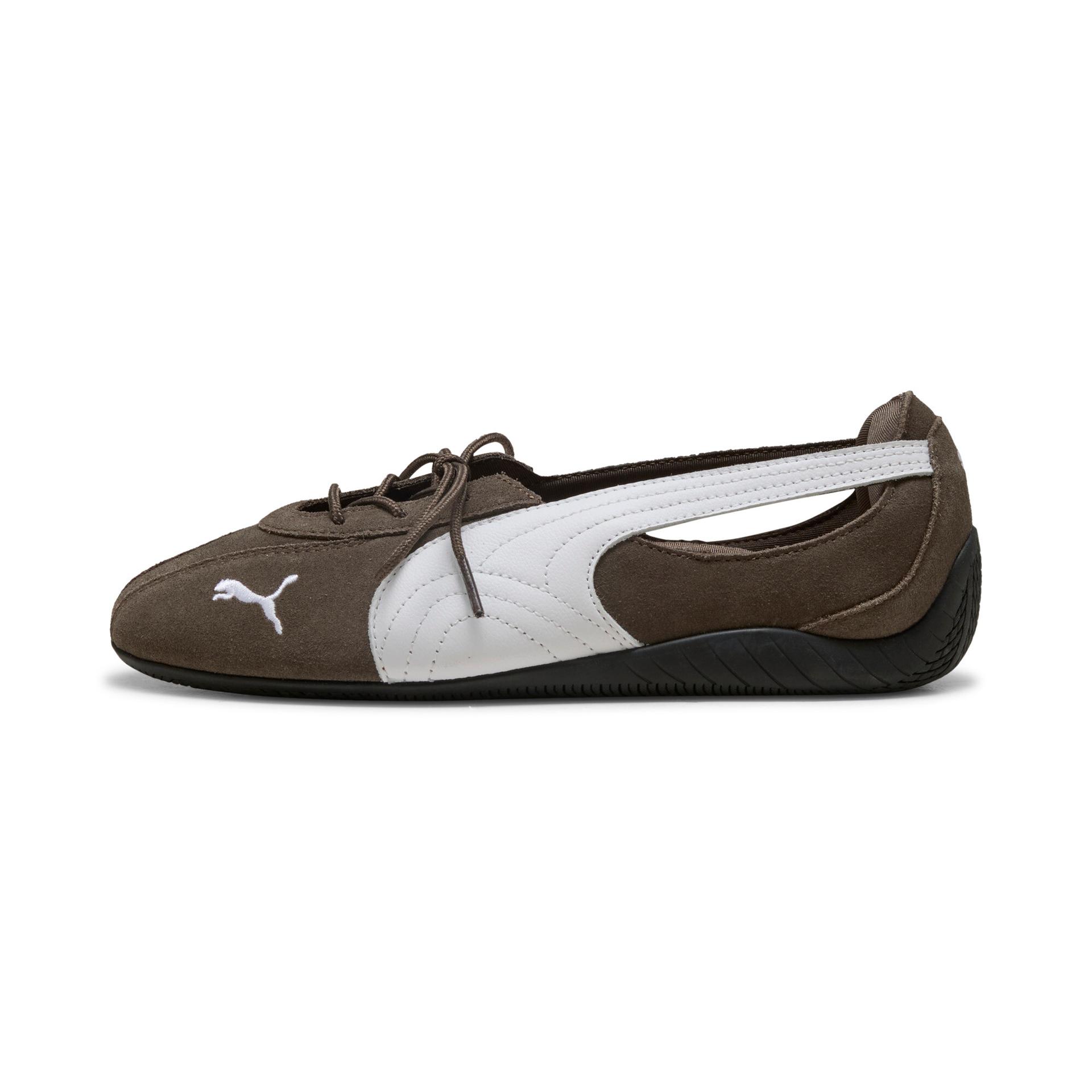 puma speedcat ballet nova women's sneakers in grey, size 6.5
