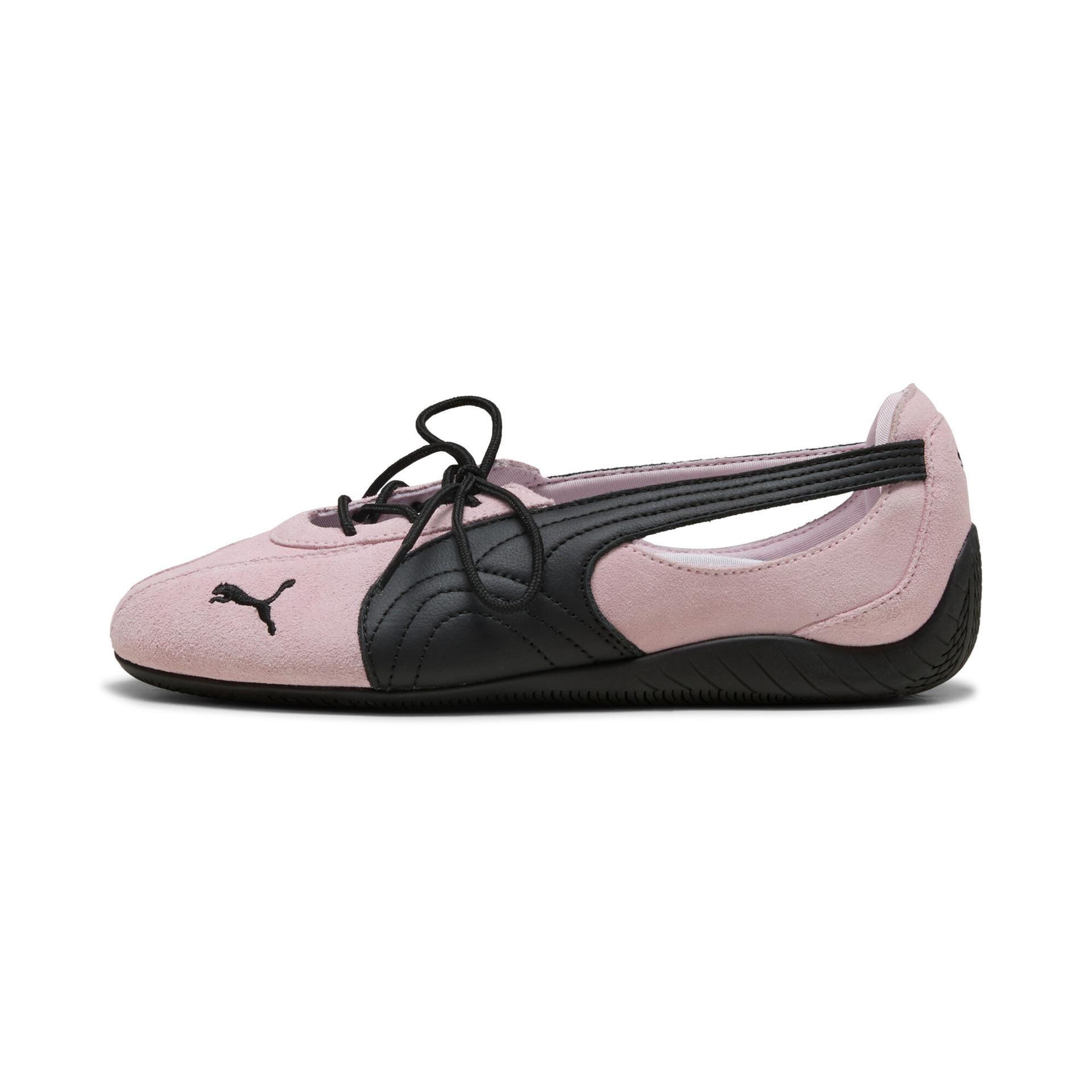 puma speedcat ballet nova women's sneakers in pink, size 10