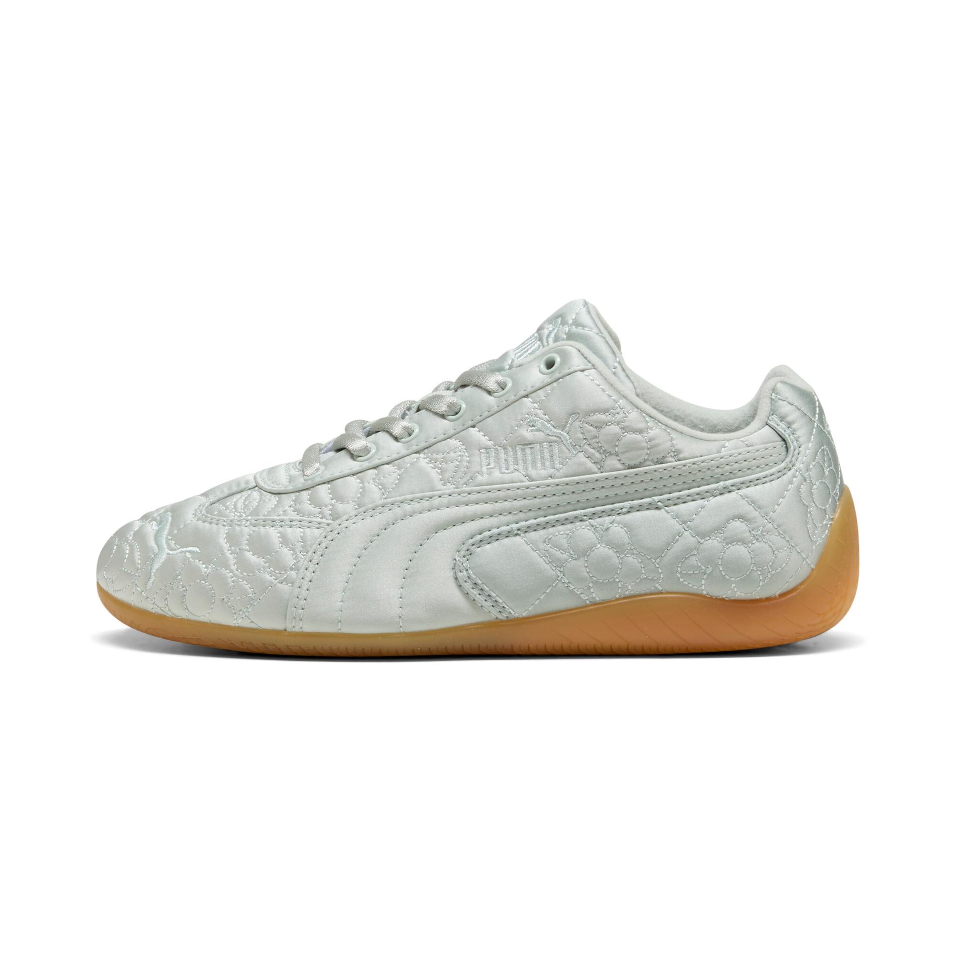 puma speedcat good sheets women's sneakers in green, size 11