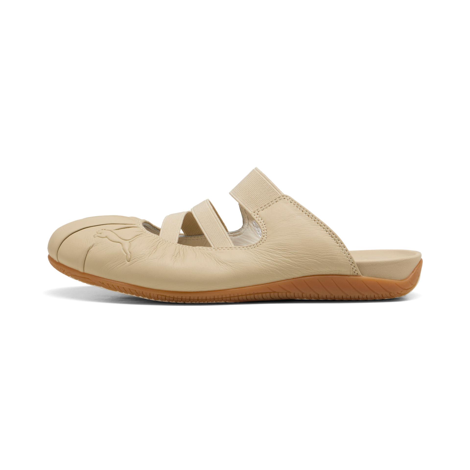 puma speedcat mule women's shoes in beige, size 6.5