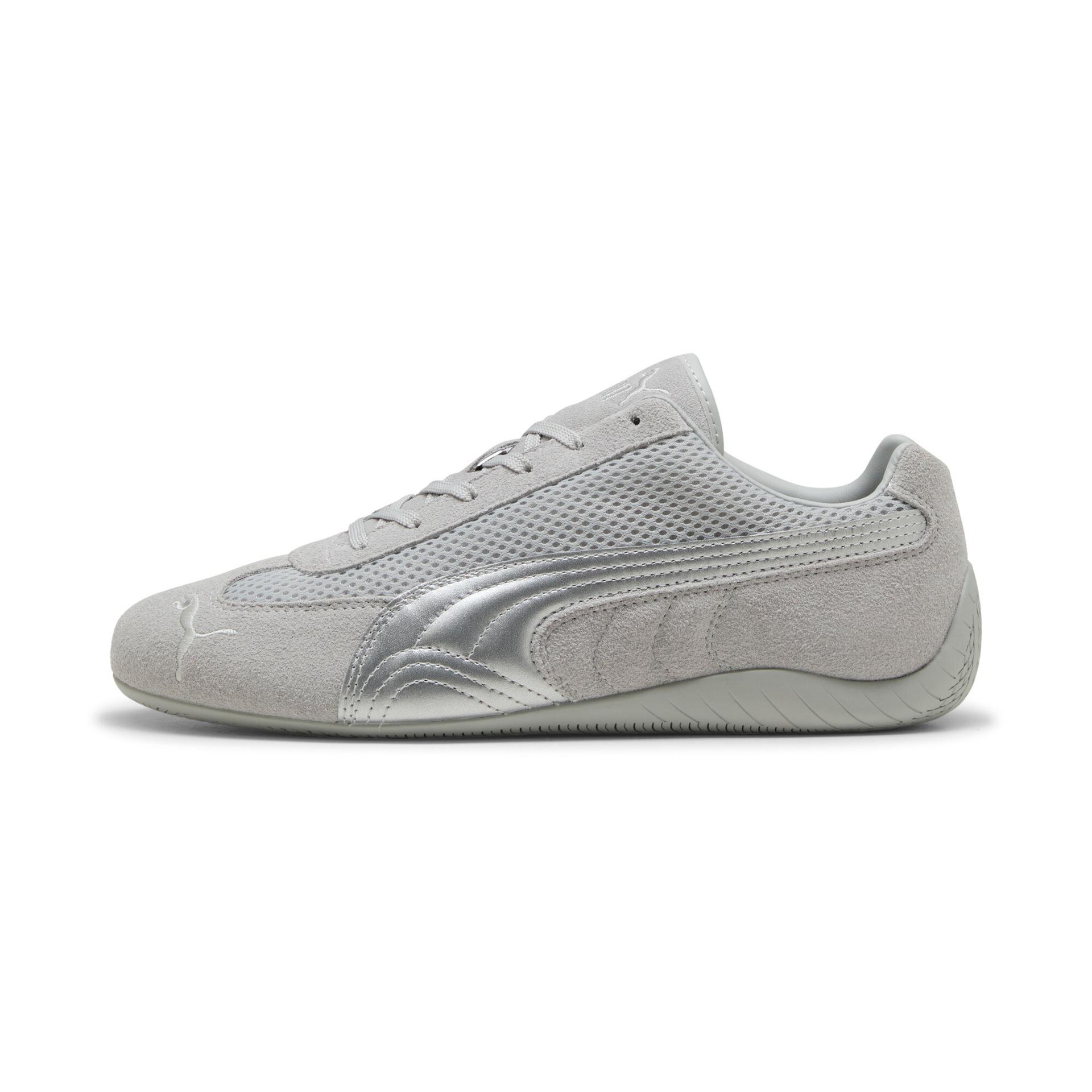puma speedcat premium women's sneakers in grey, size 9.5