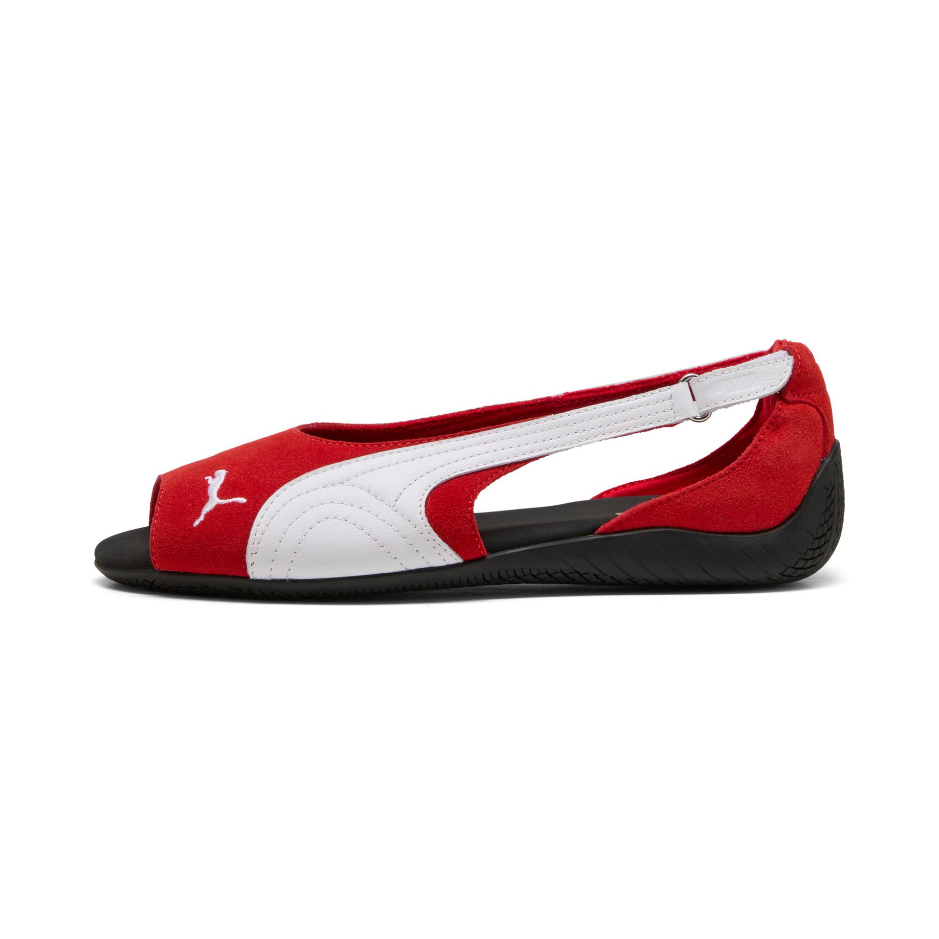 puma speedcat sandal women's sandals in red, size 9