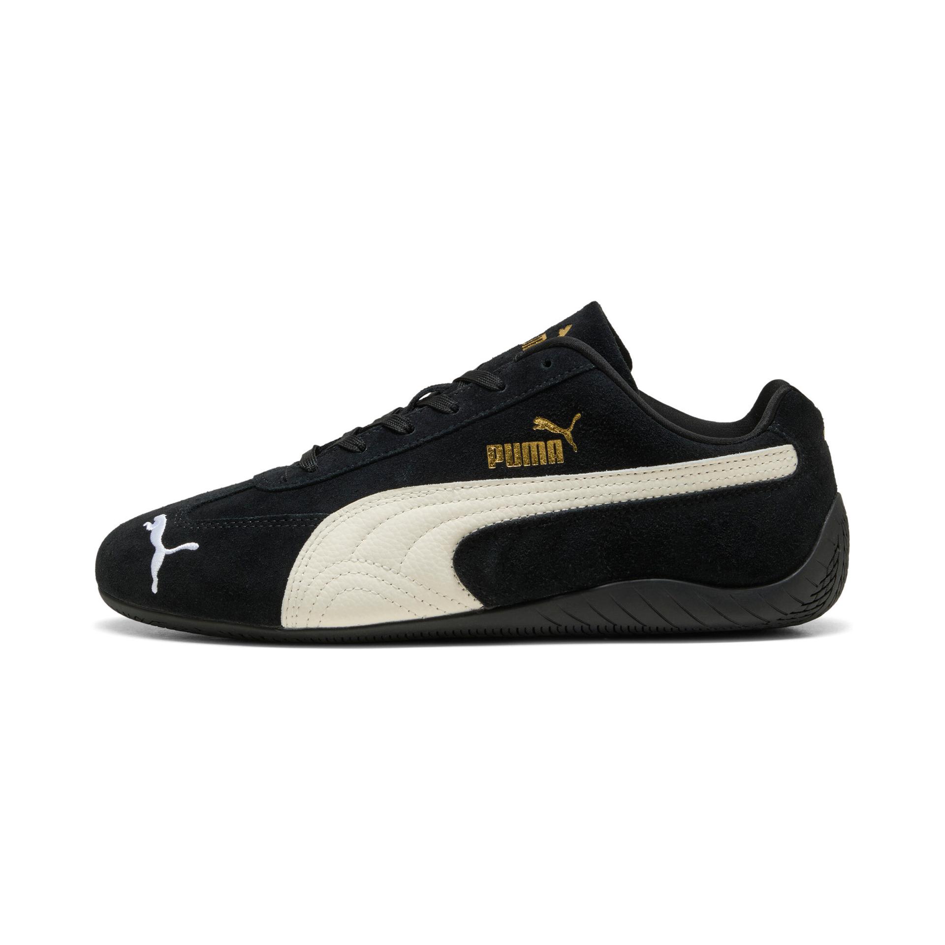 puma speedcat women's sneakers in black, size 11