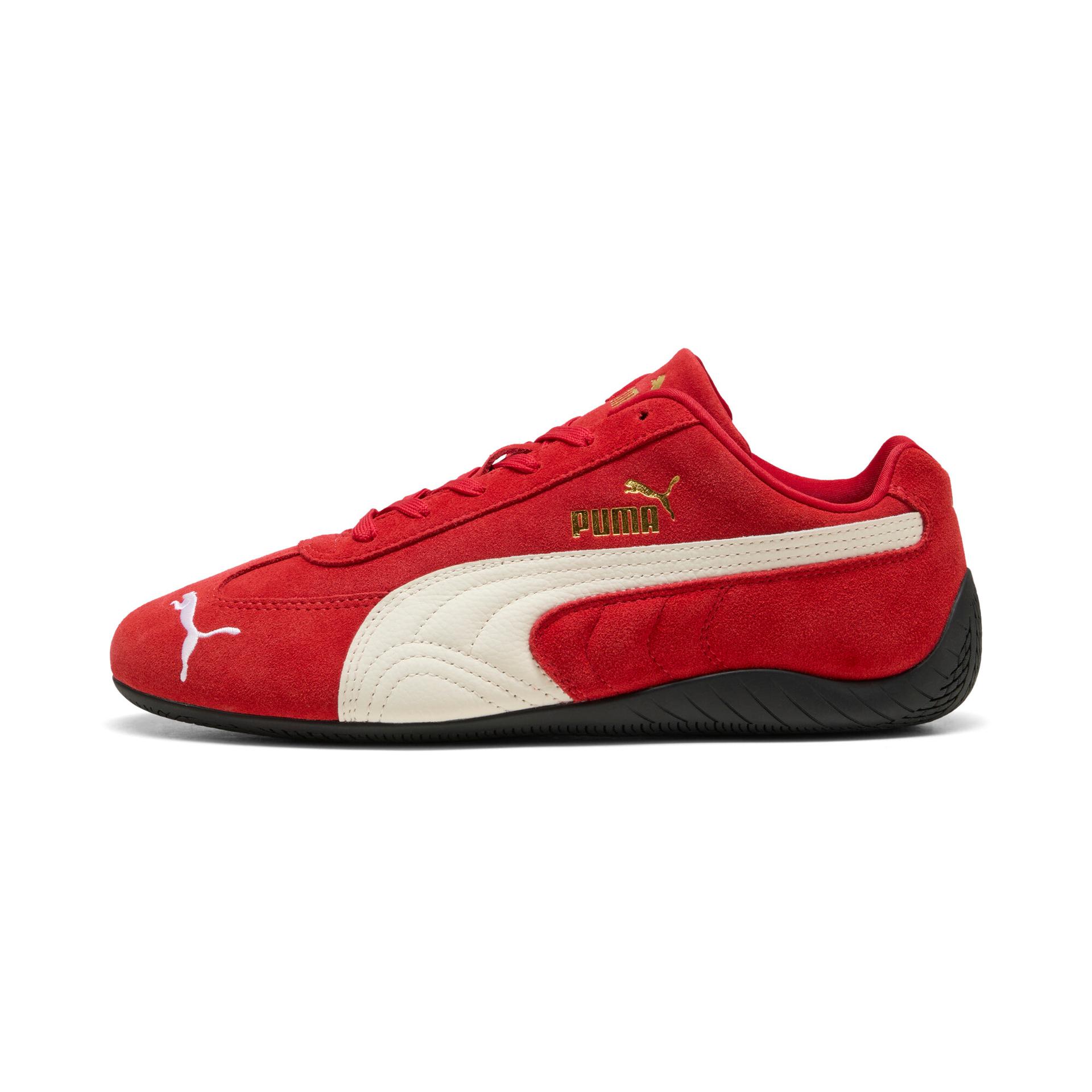 puma speedcat women's sneakers in red, size 11