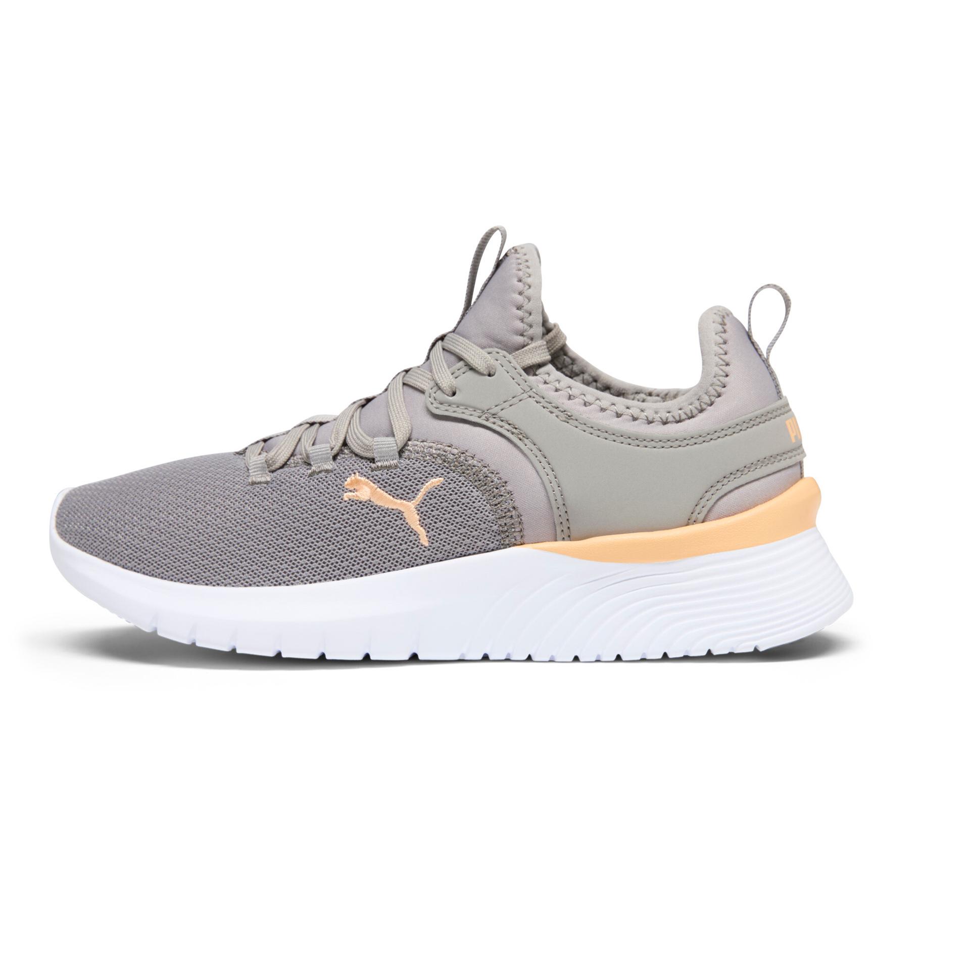 puma starla women's training shoes in grey, size 6