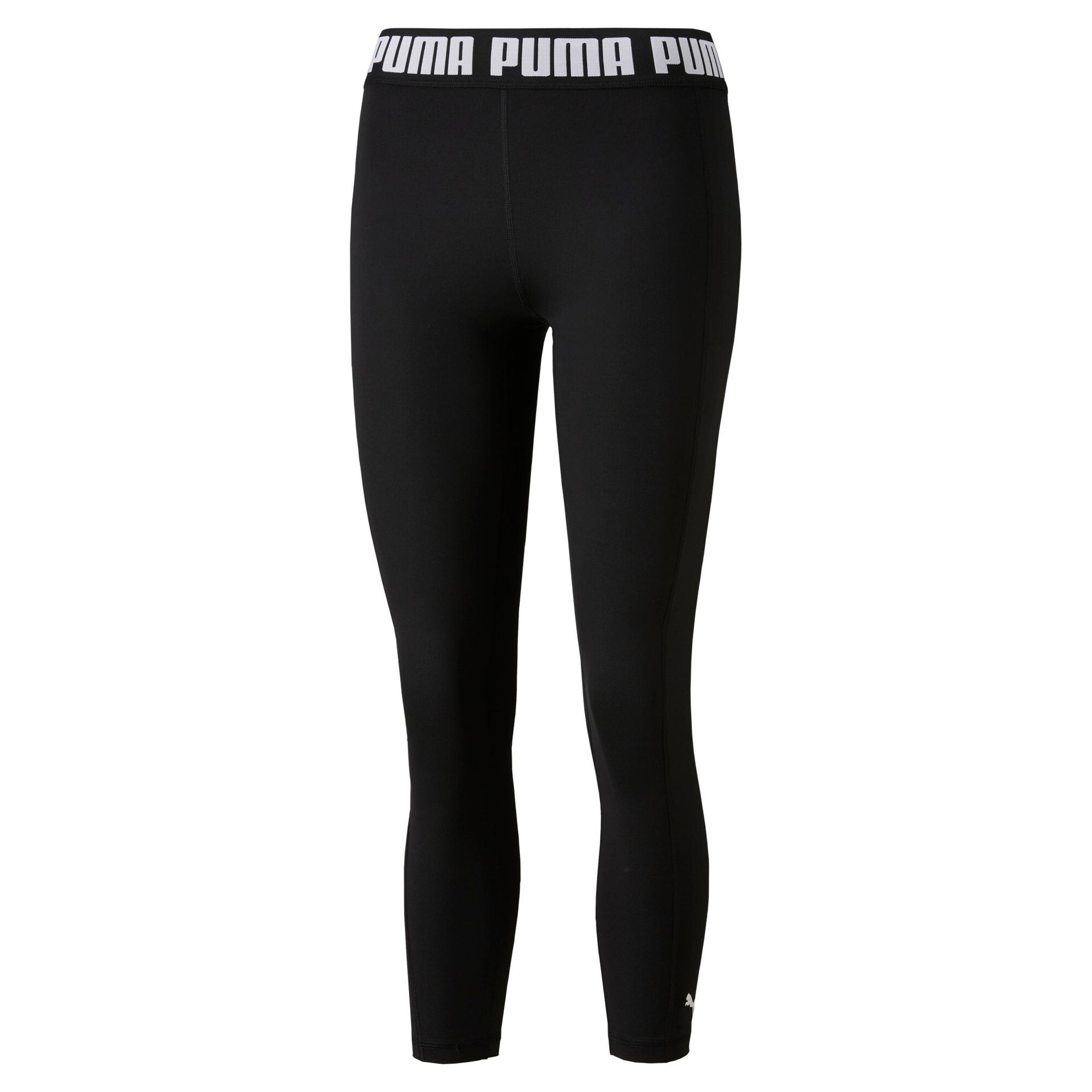 puma strong high waisted women's training leggings in black, size xs