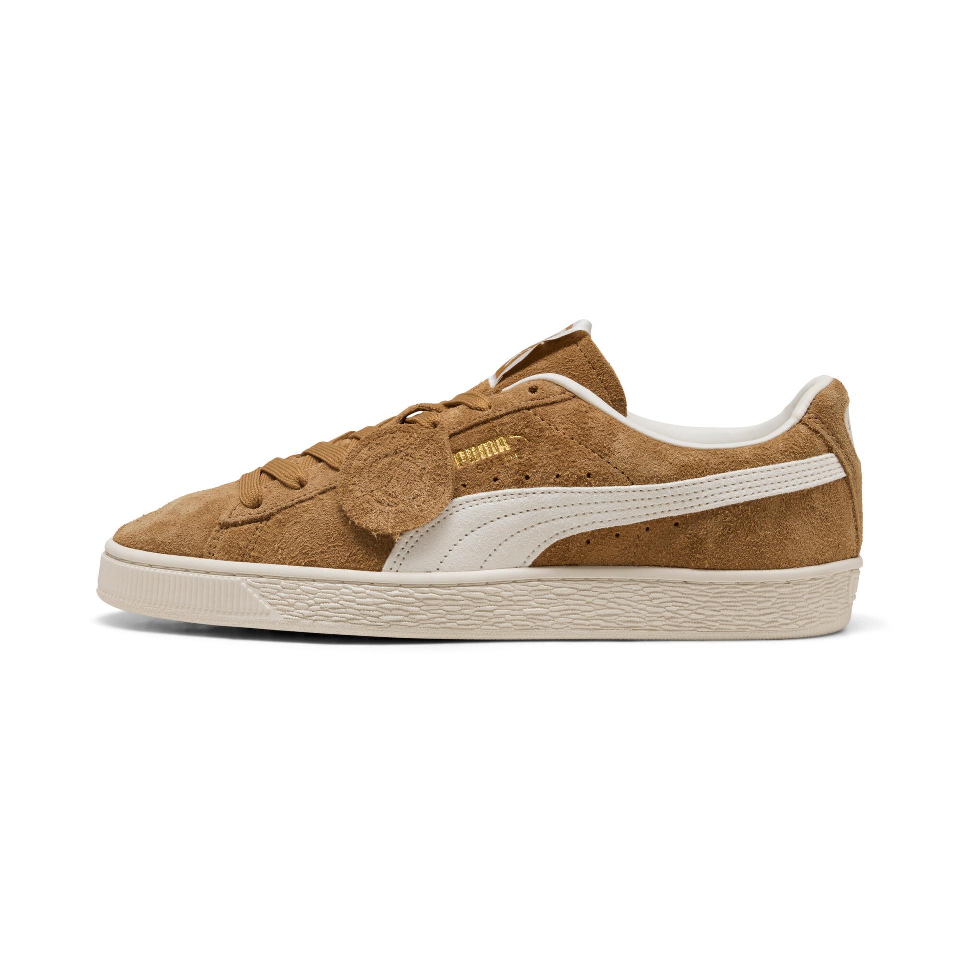 puma suede charles f. stead v sneakers in brown, size 9.5