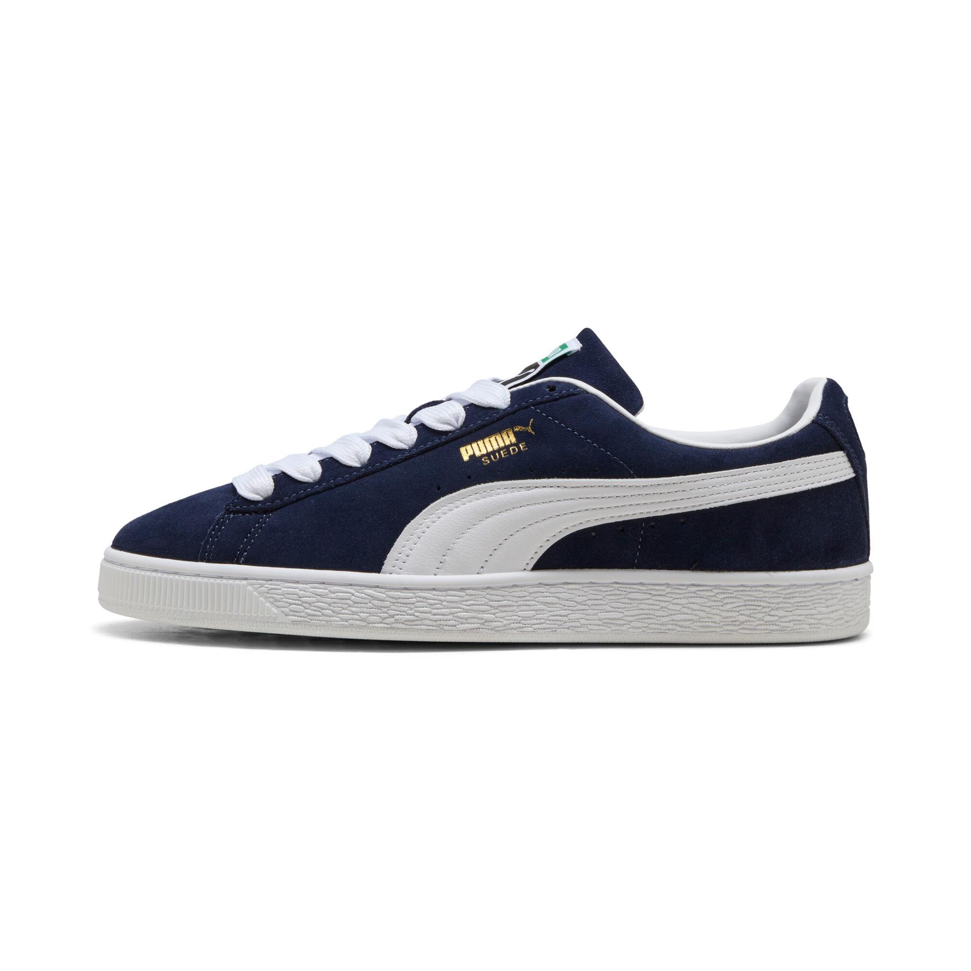 puma suede classic women's sneakers in blue, size 6