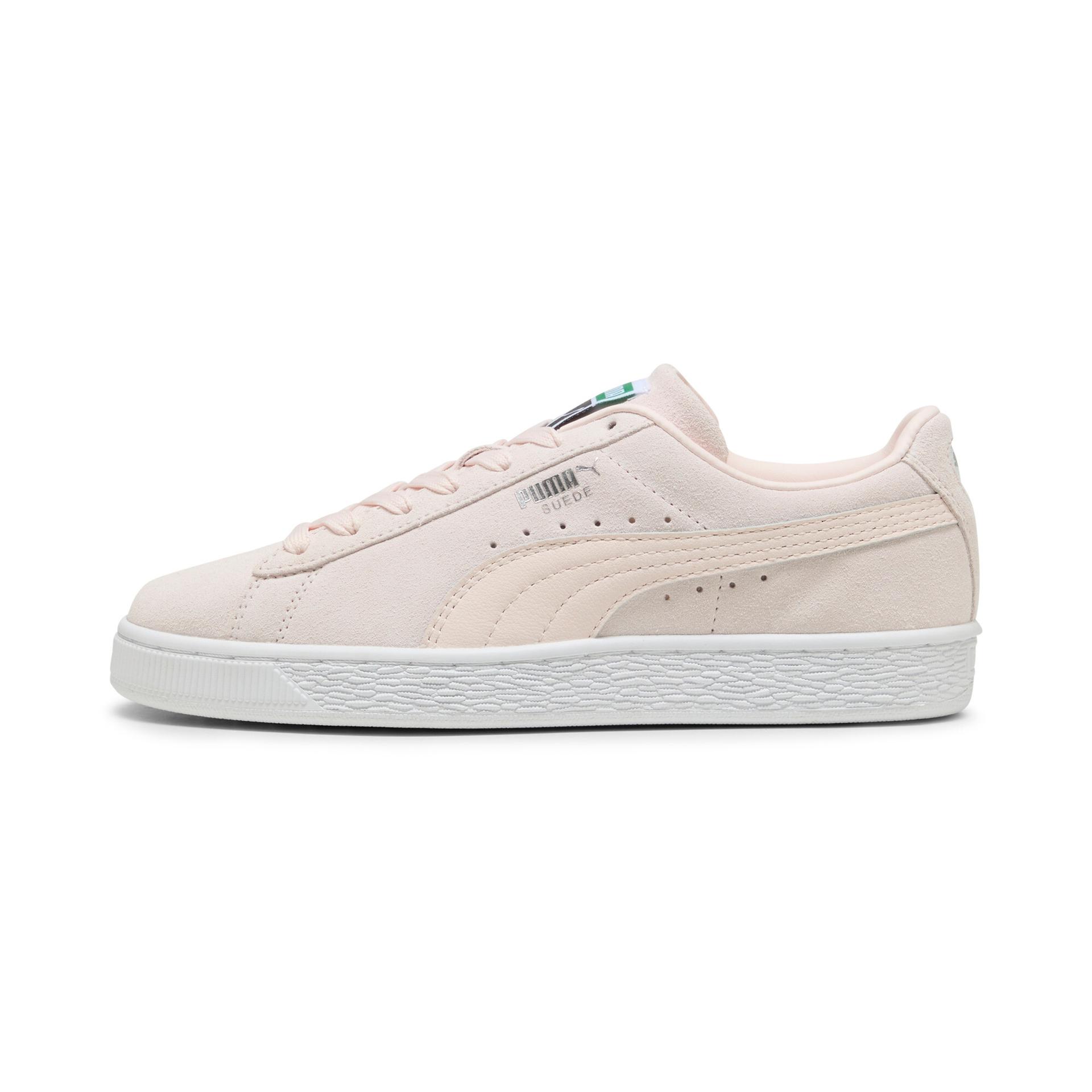puma suede classic women's sneakers in pink, size 7