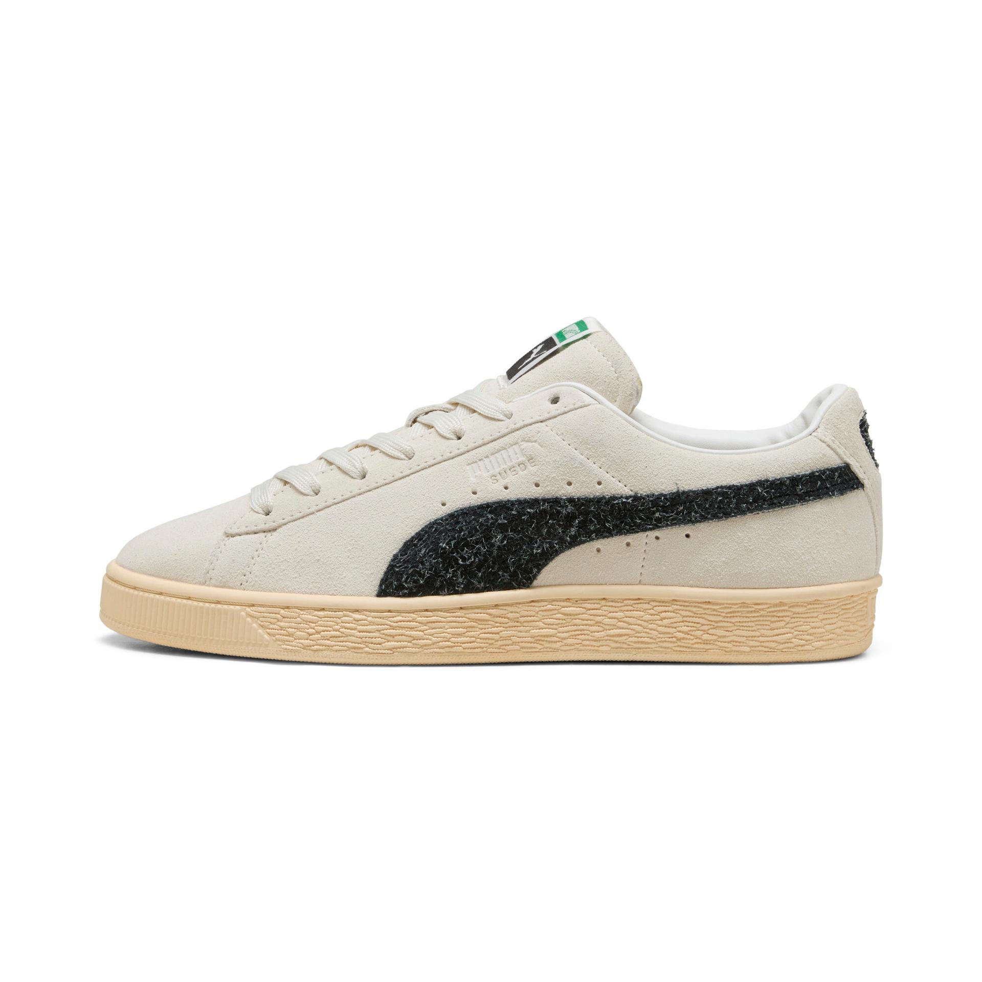 puma suede the neverworn vi sneakers in grey, size 9.5