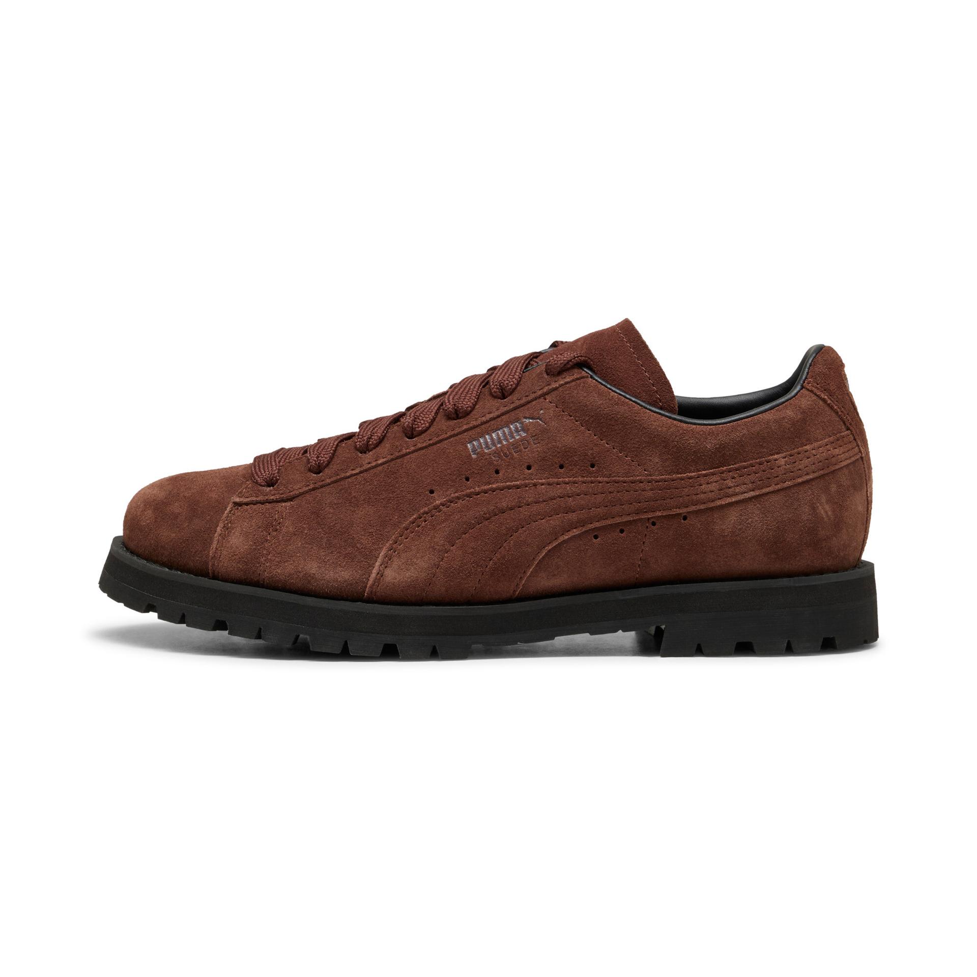 puma suede vibramâ® sneakers in brown, size 11