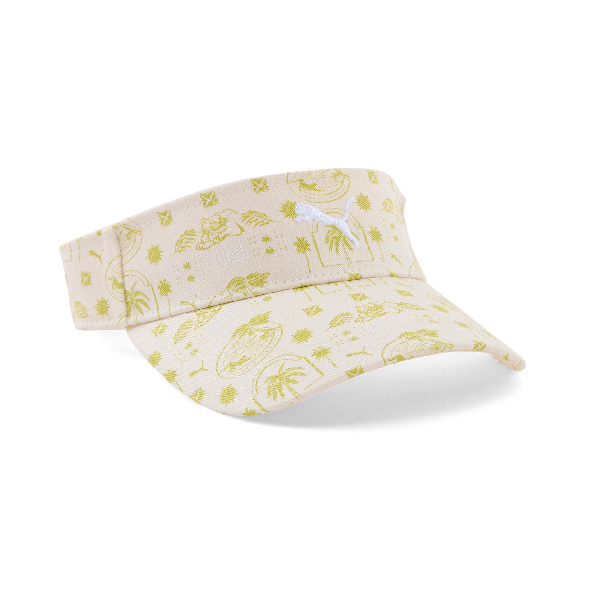 puma sunset adjustable visor hat in green