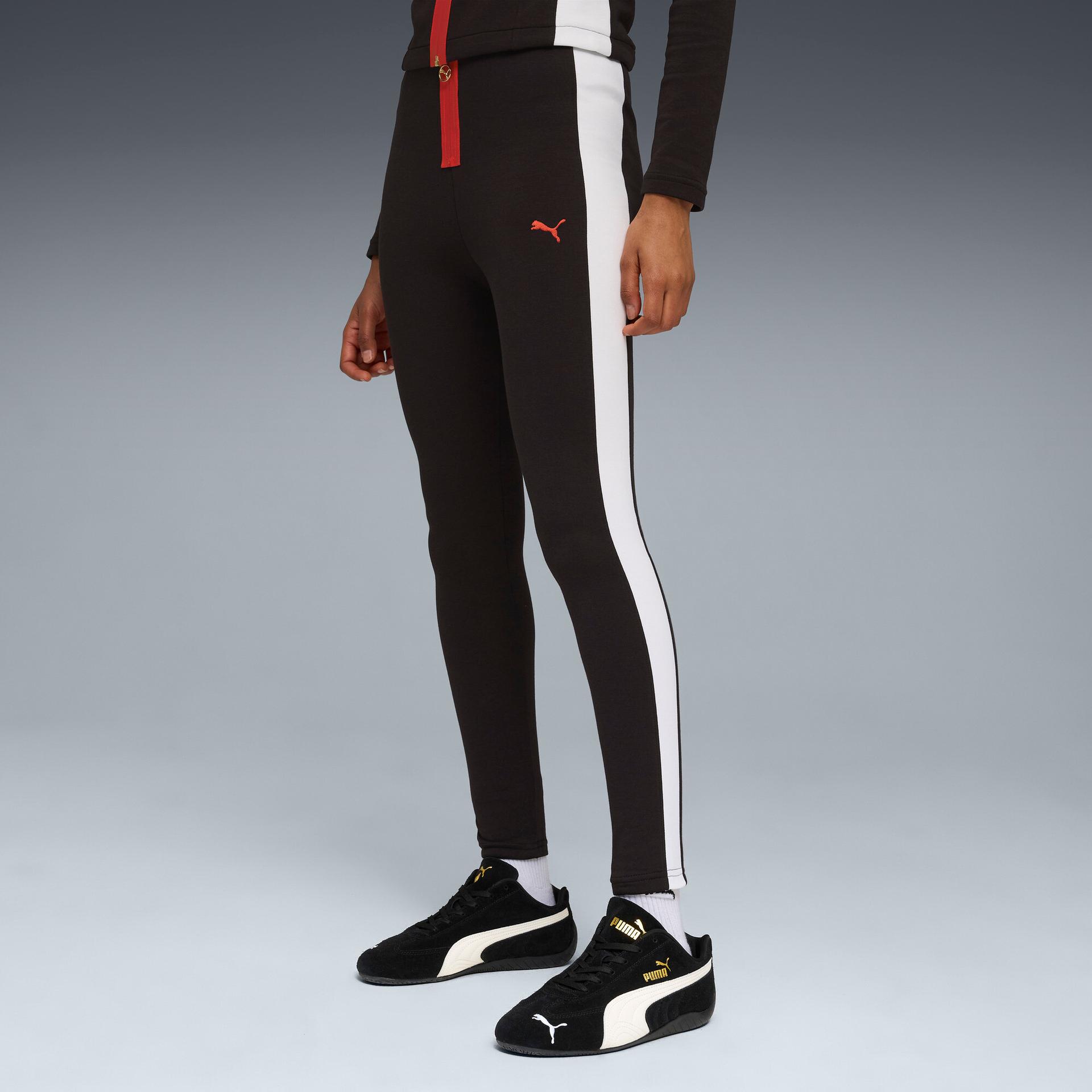 puma t7 women's leggings in black, size xl