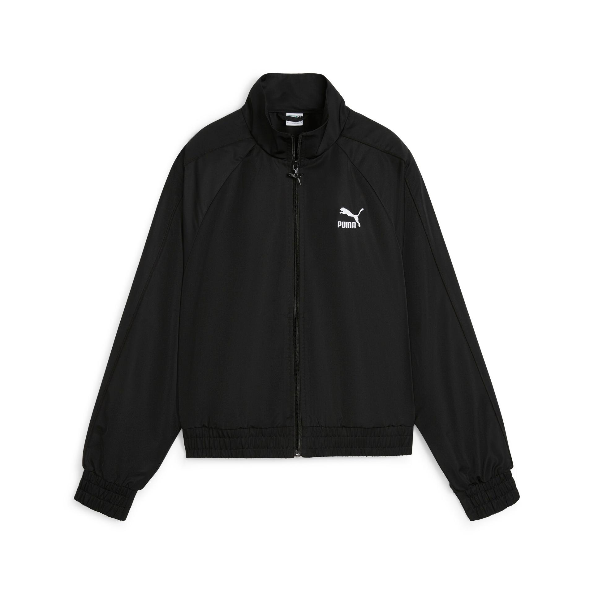 puma t7 women's track jacket in black, size l