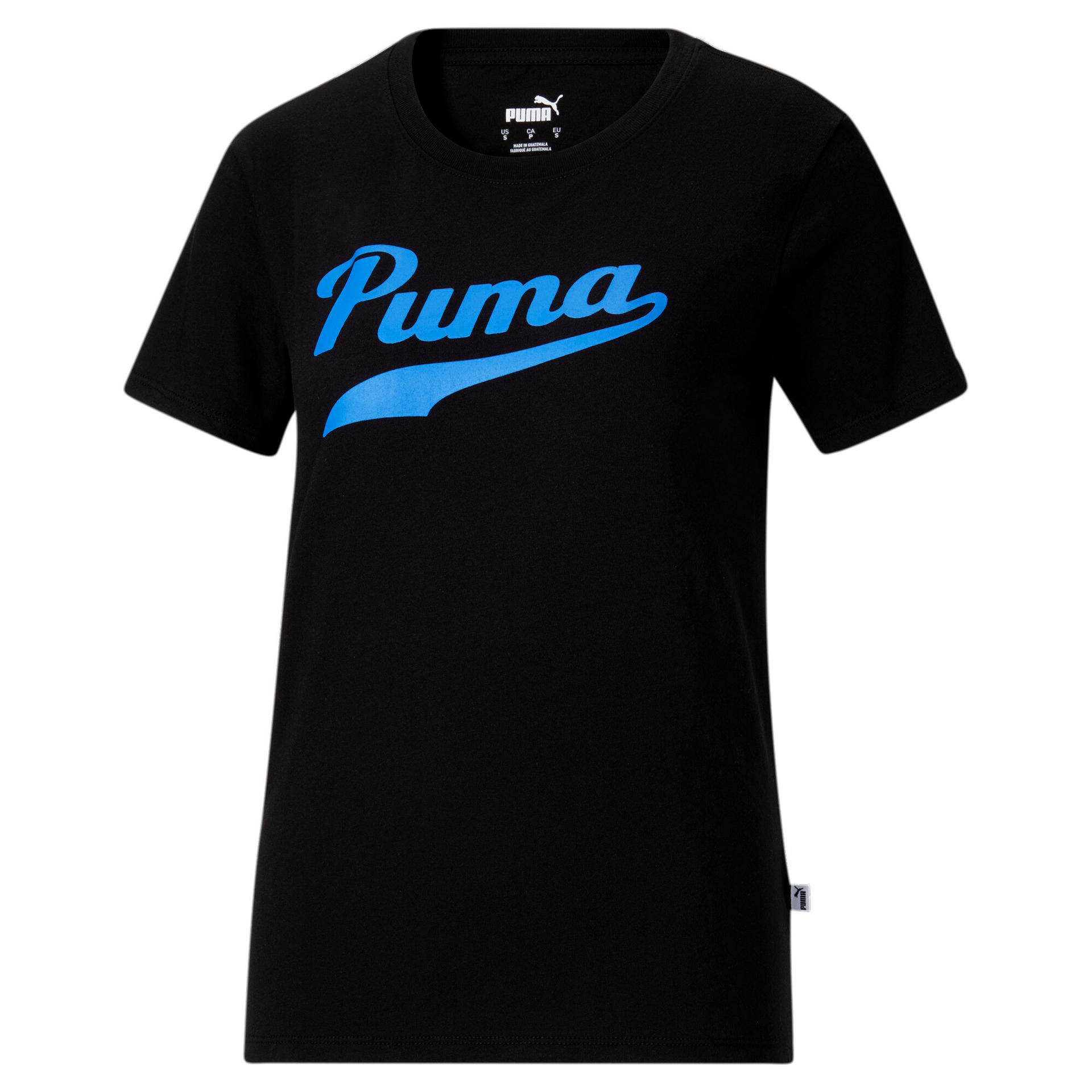 puma tailsweep women's t-shirt in black, size m