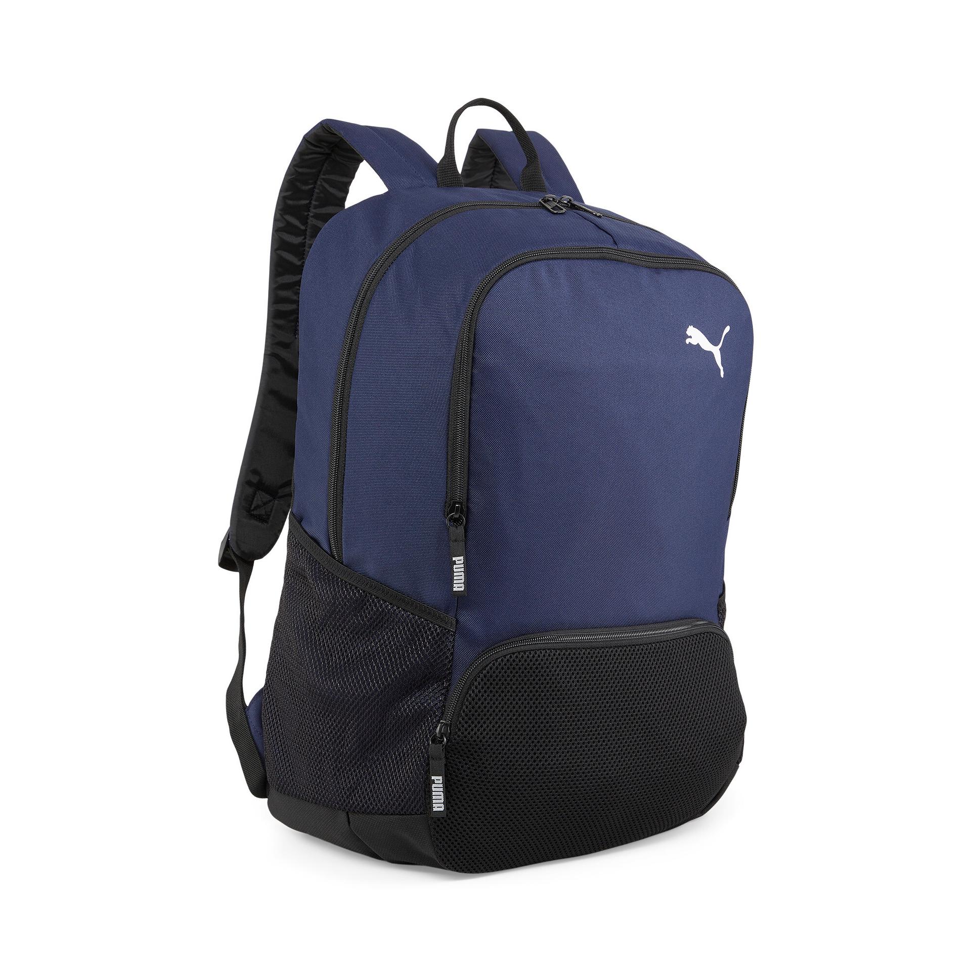 puma teamgoal premium xl soccer backpack in blue