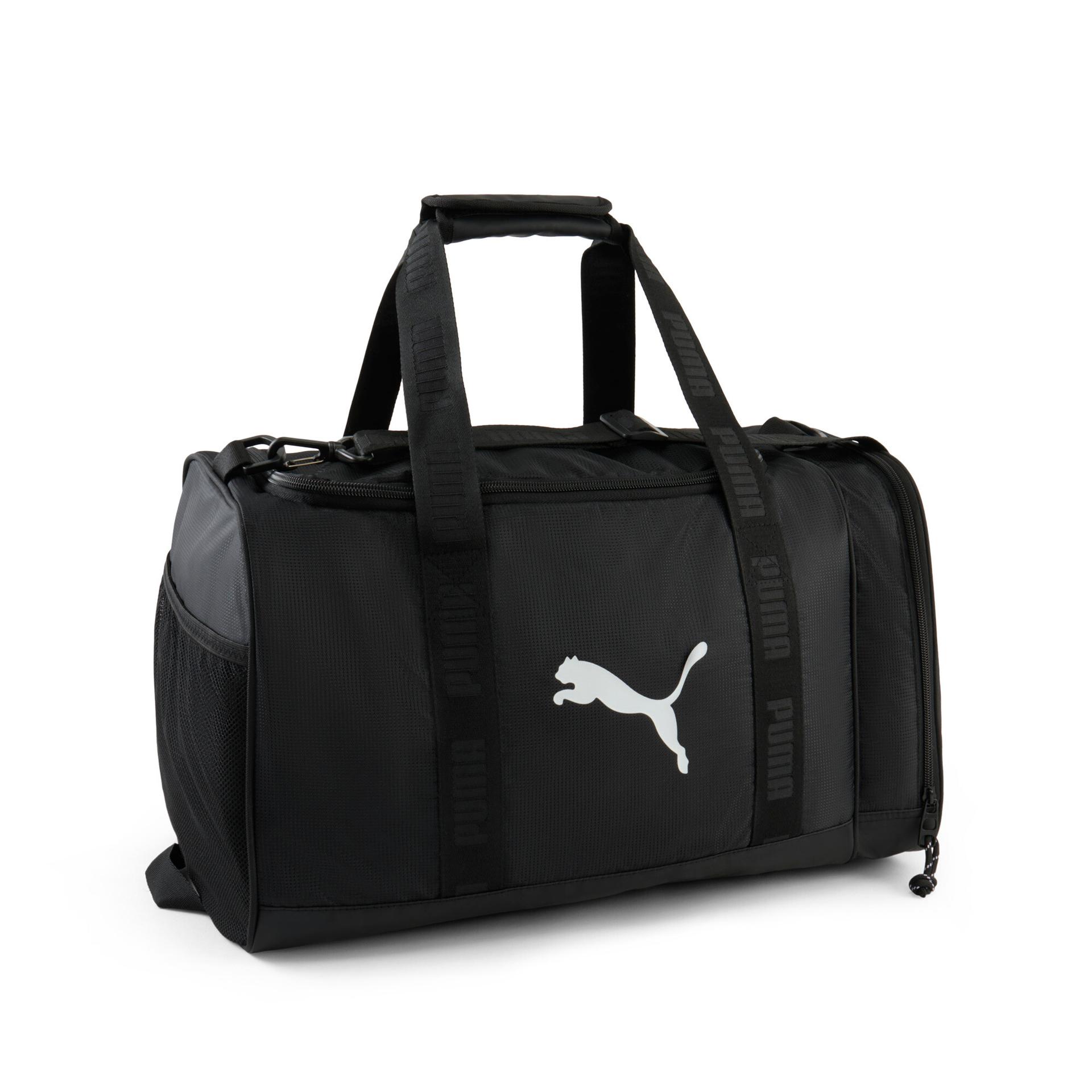 puma training small gym duffle bag in black