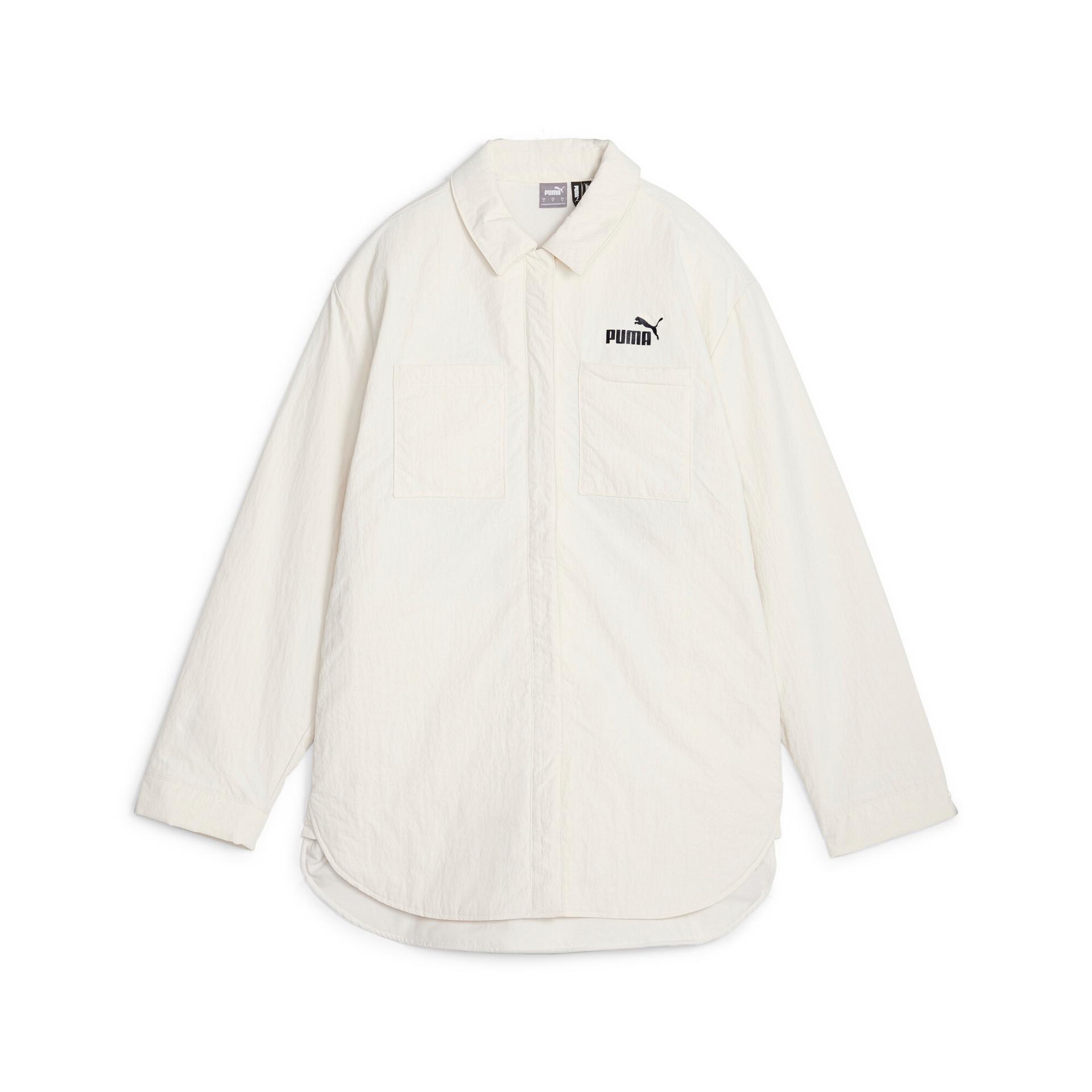 puma transeasonal women's jacket in white, size xxs