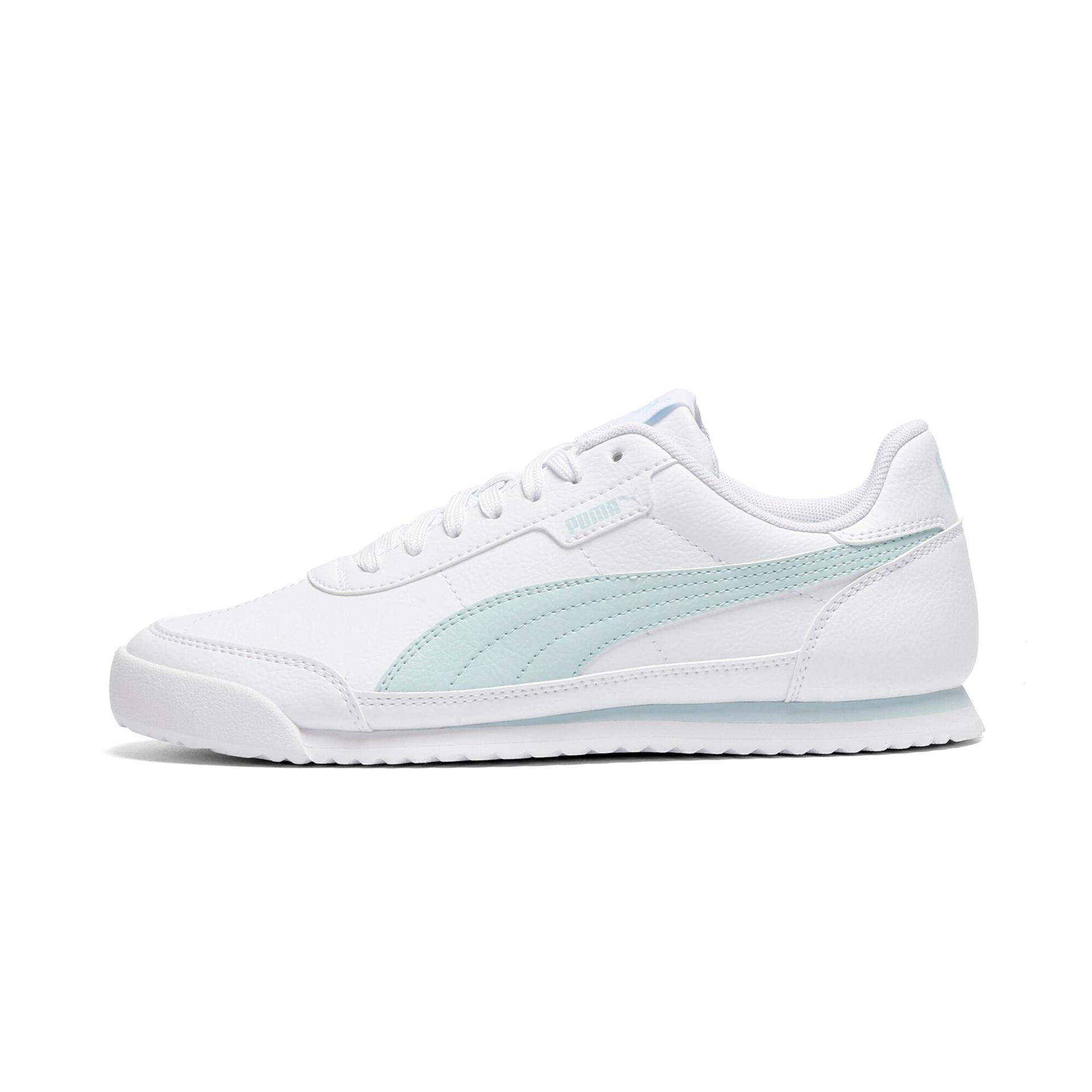 puma turino ii women's sneakers in white, size 7