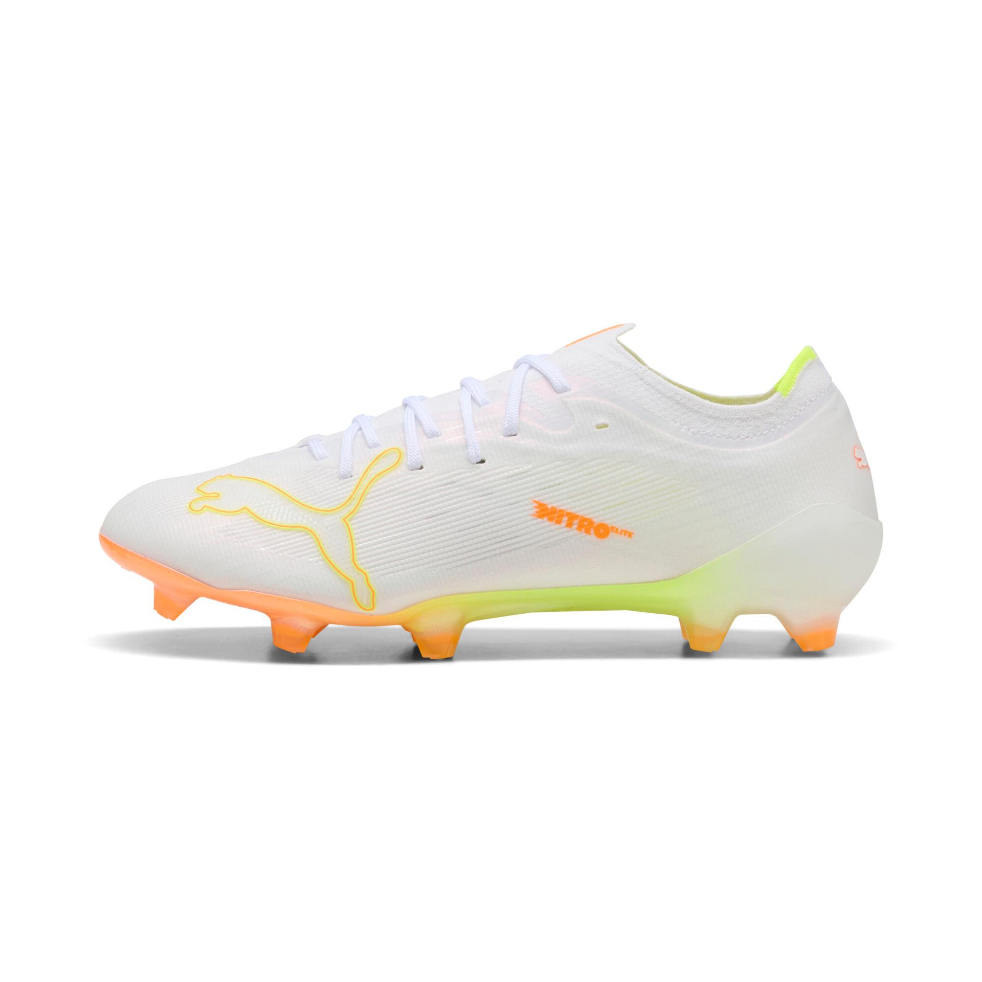puma ultra nitroâ¢ 7 ultimate white firm ground soccer cleats shoes, size 13