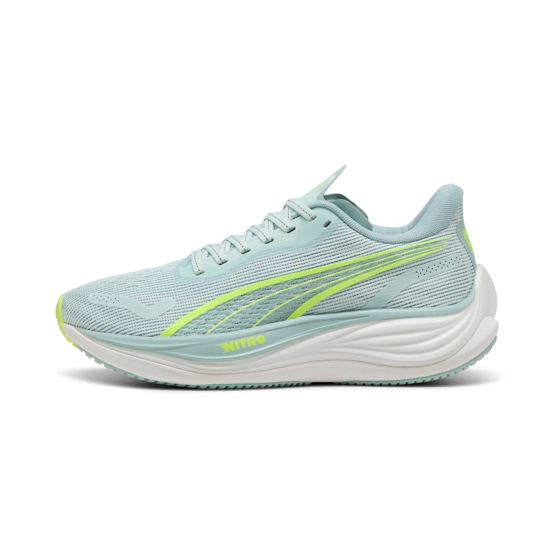 puma velocity nitroâ¢ 3 women's running shoes in blue, size 8.5