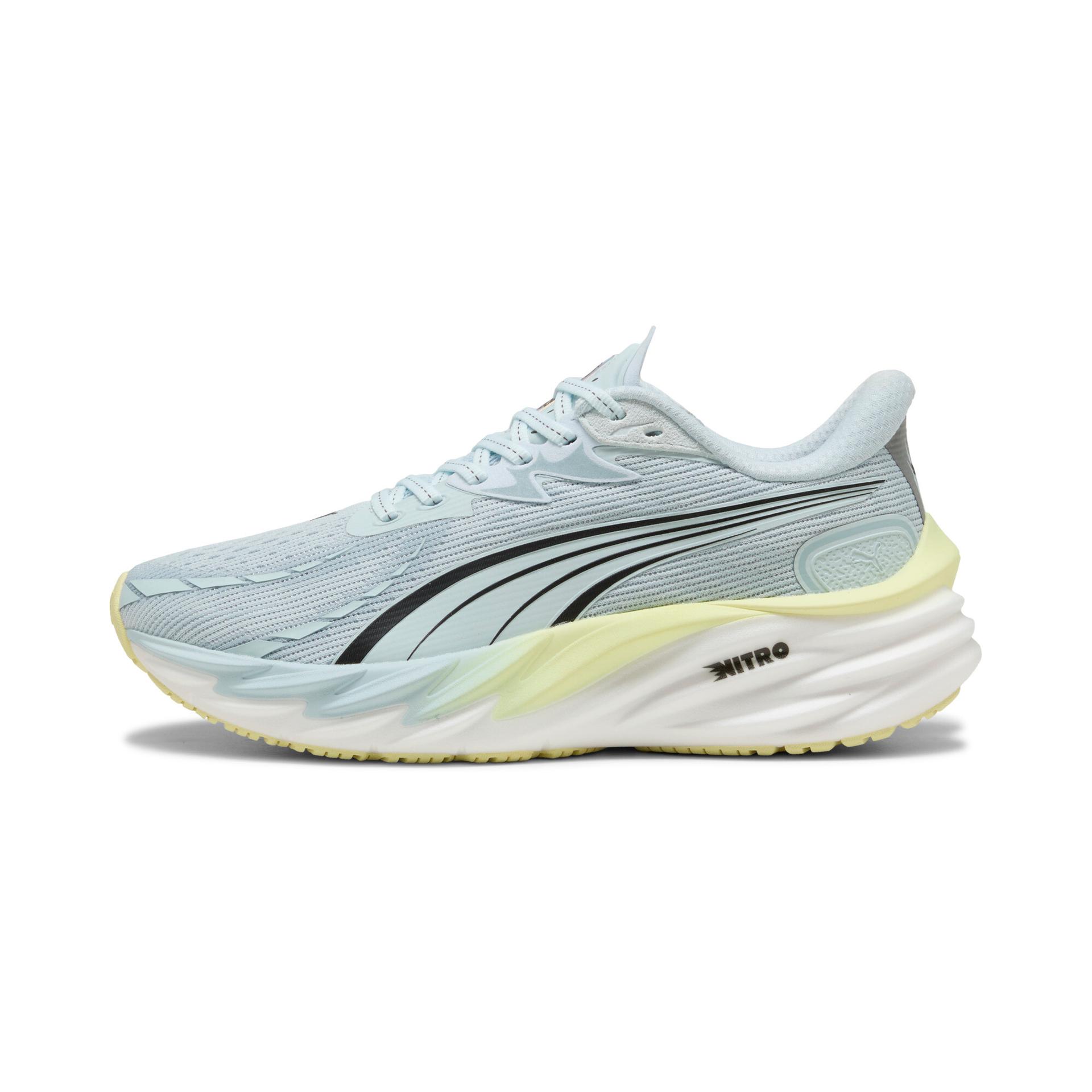puma velocity nitroâ¢ 4 women's road running shoes in blue, size 8.5