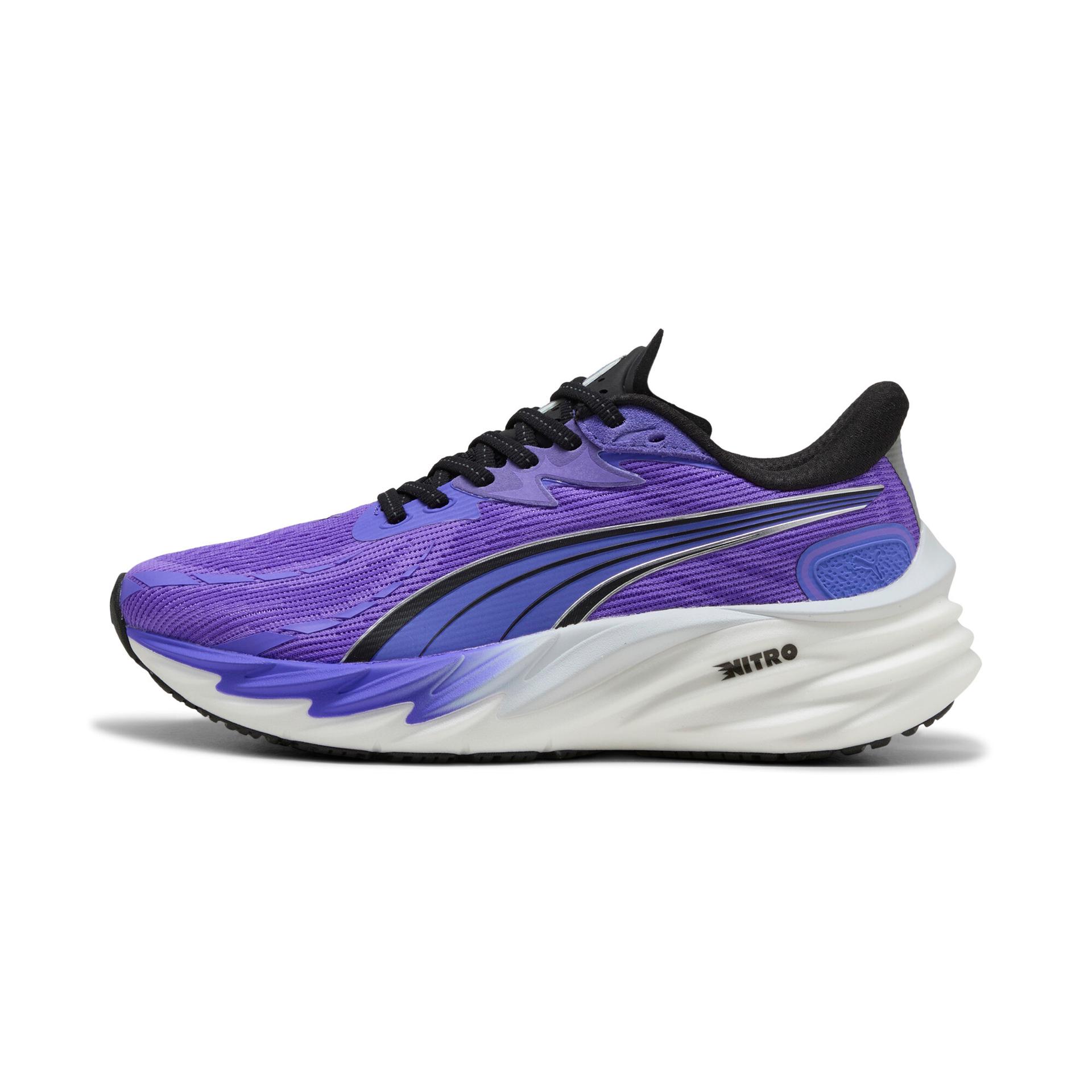 puma velocity nitroâ¢ 4 women's road running shoes in purple, size 7