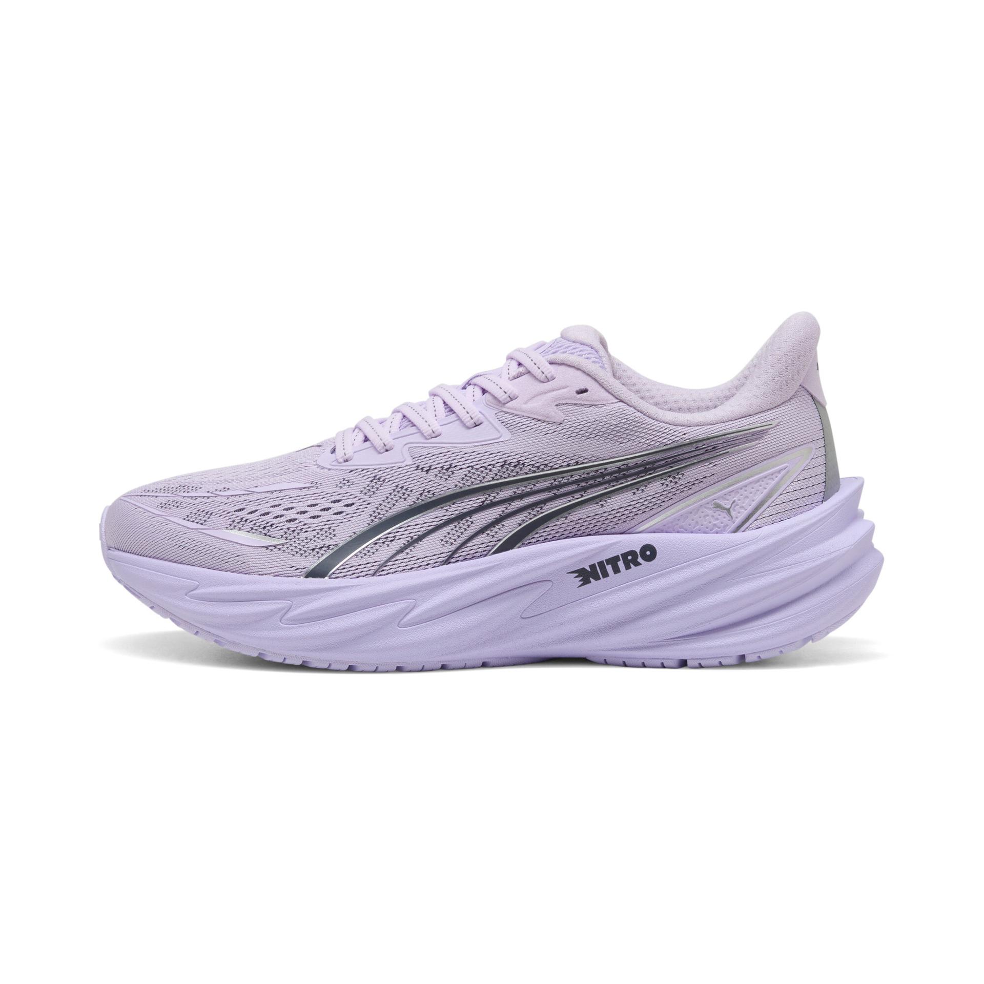 puma velocity nitroâ¢ 5 running shoes women women's road running shoes in purple, size 7